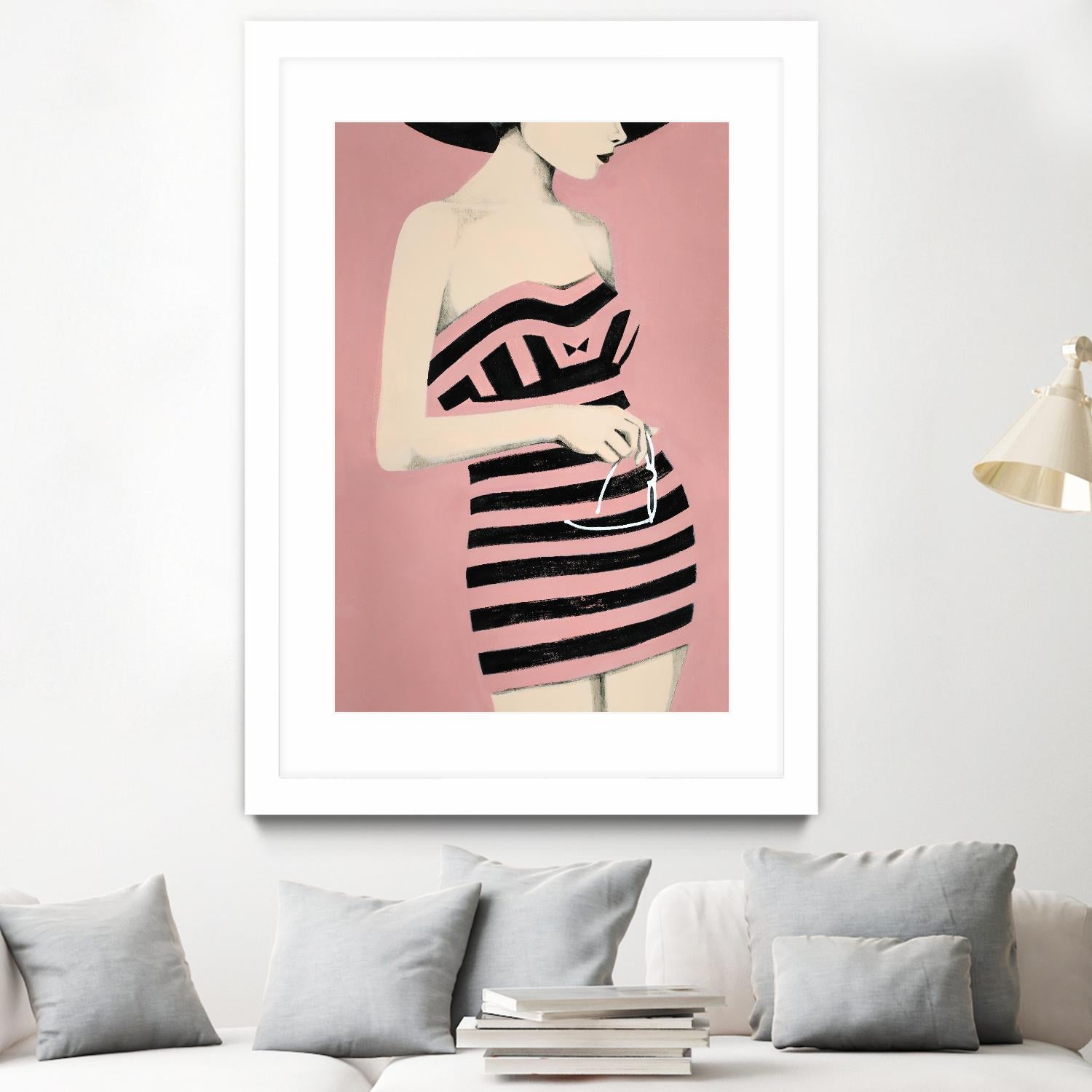 Sally by Daleno Art on GIANT ART - pink figurative women