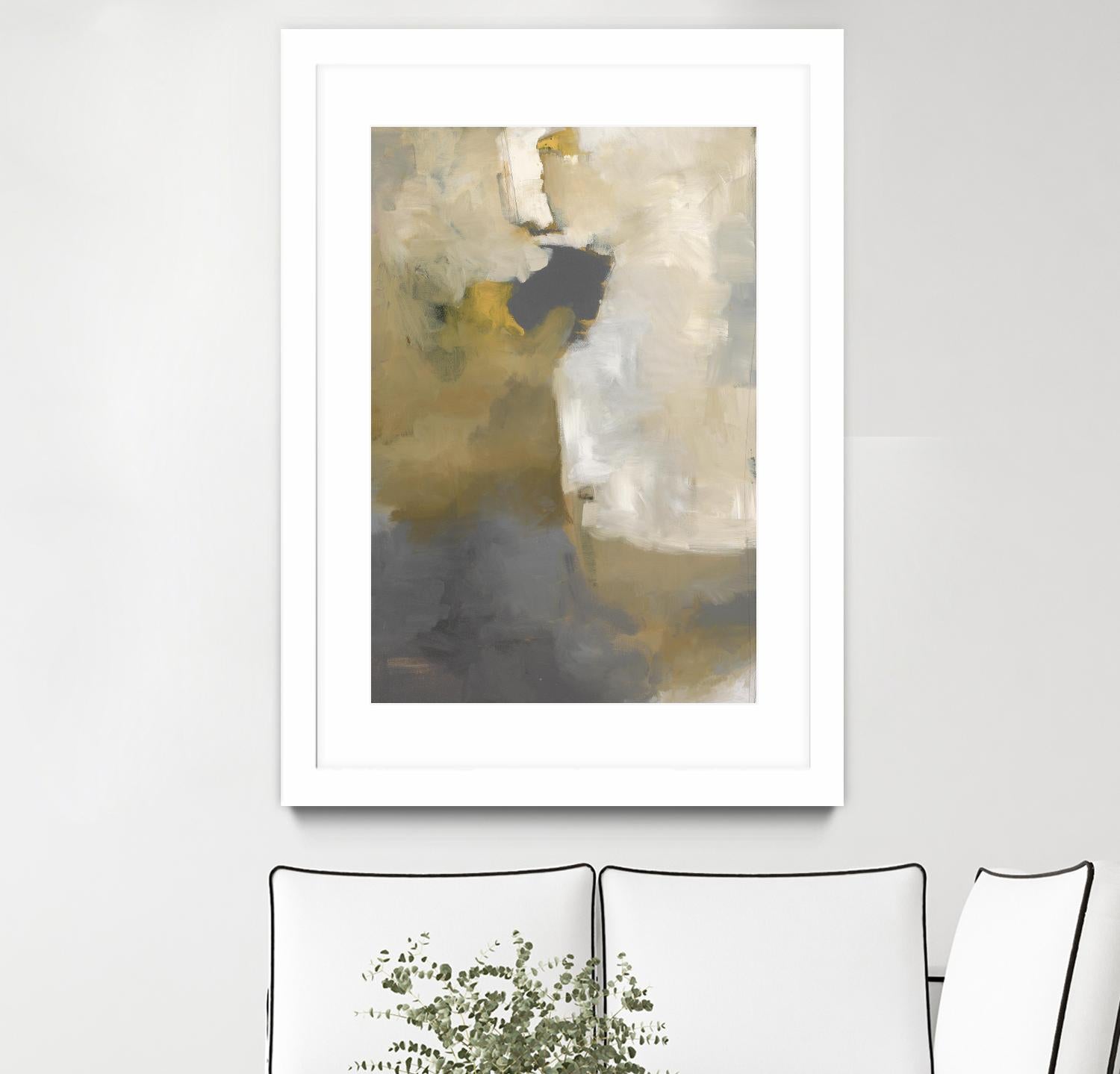 Out the Window by Daleno Art on GIANT ART - beige abstract abstract