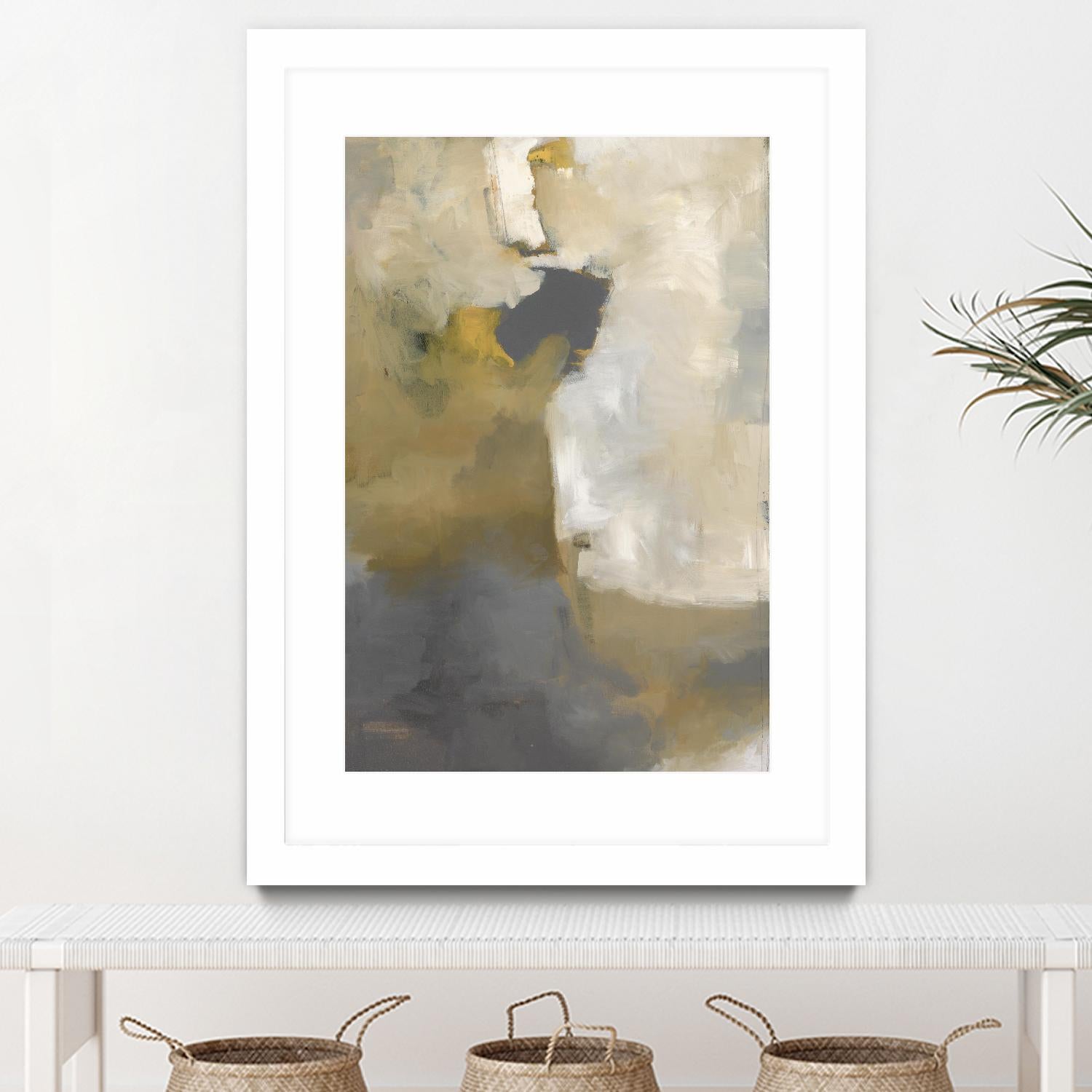 Out the Window by Daleno Art on GIANT ART - beige abstract abstract