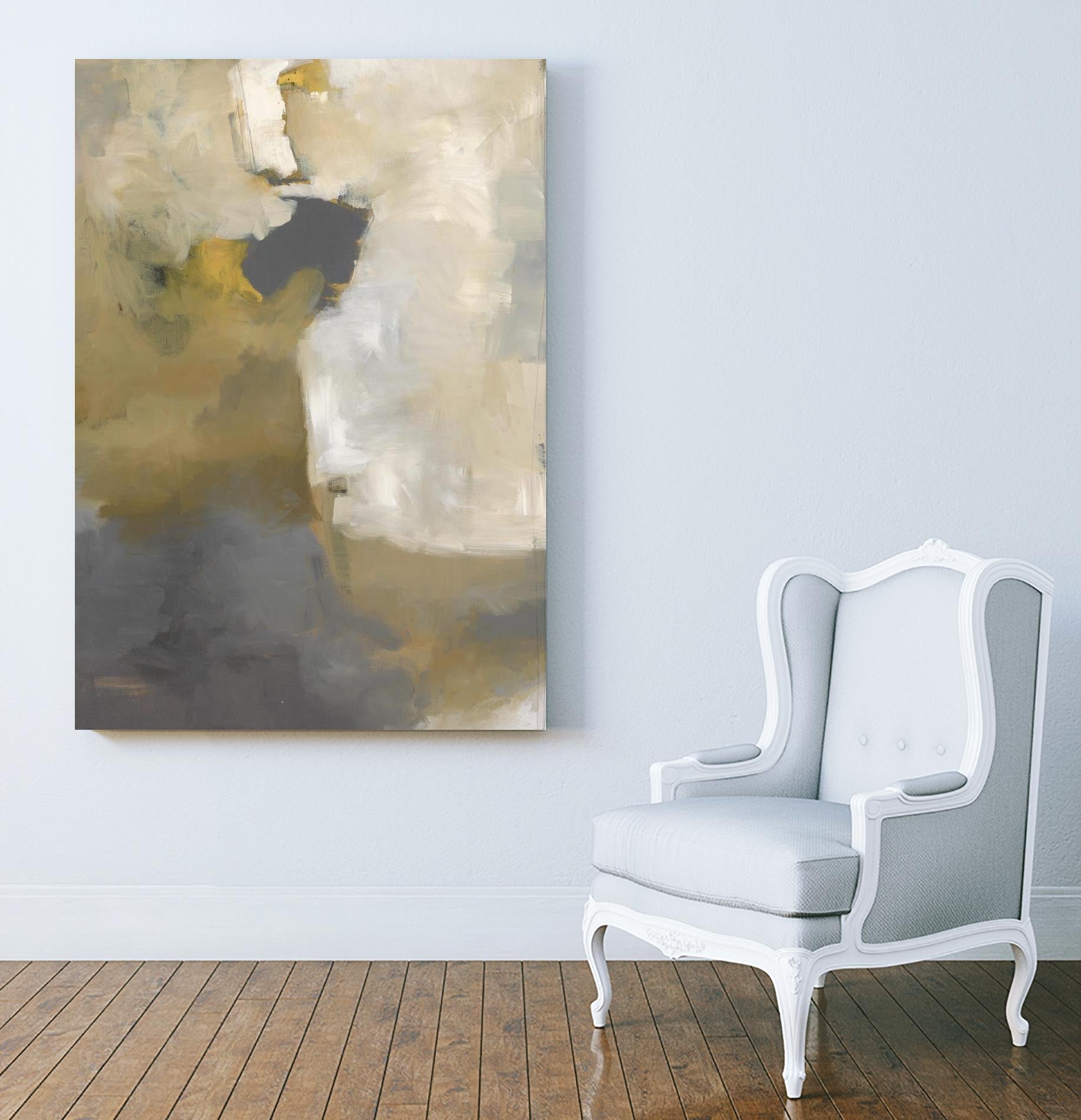 Out the Window by Daleno Art on GIANT ART - beige abstract abstract