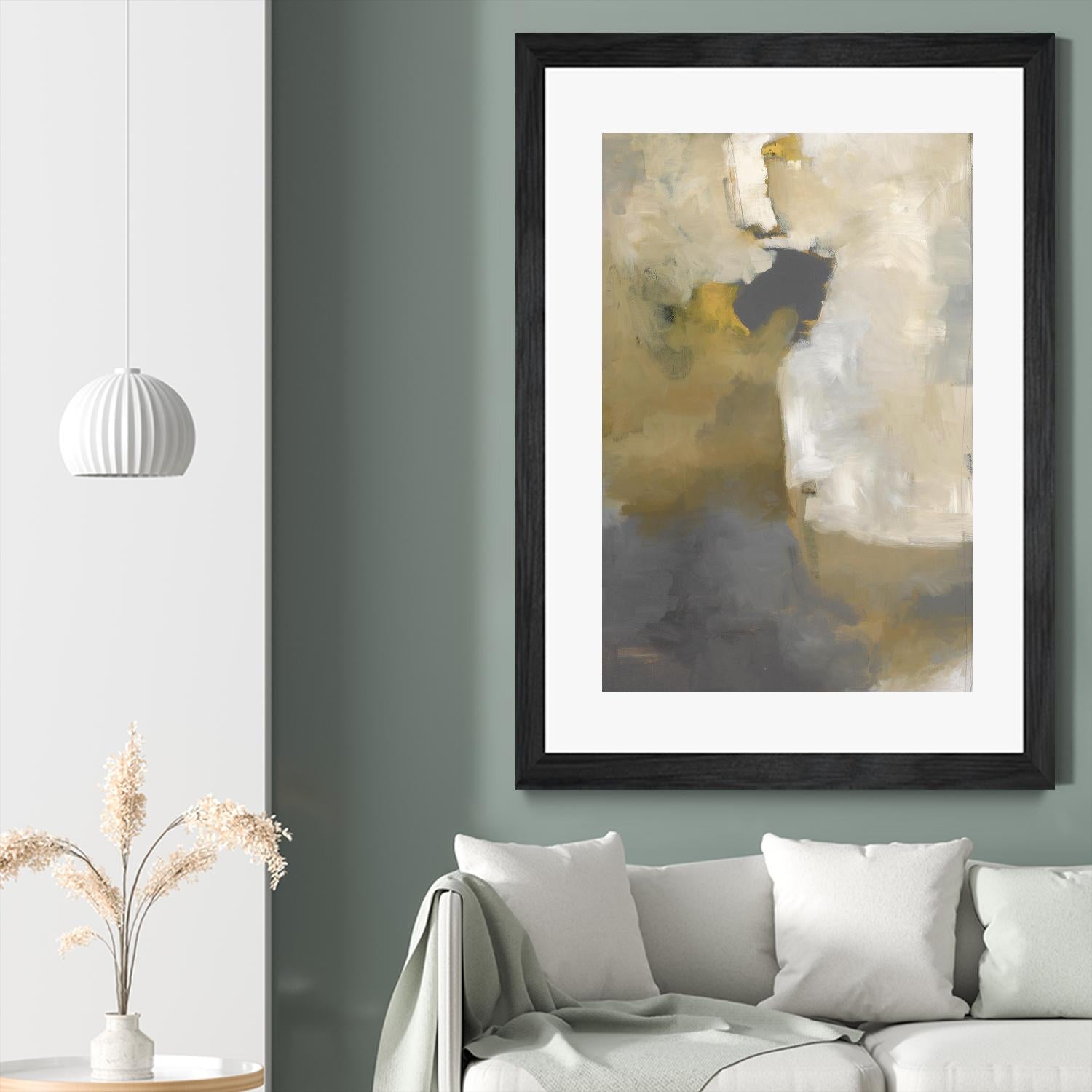 Out the Window by Daleno Art on GIANT ART - beige abstract abstract