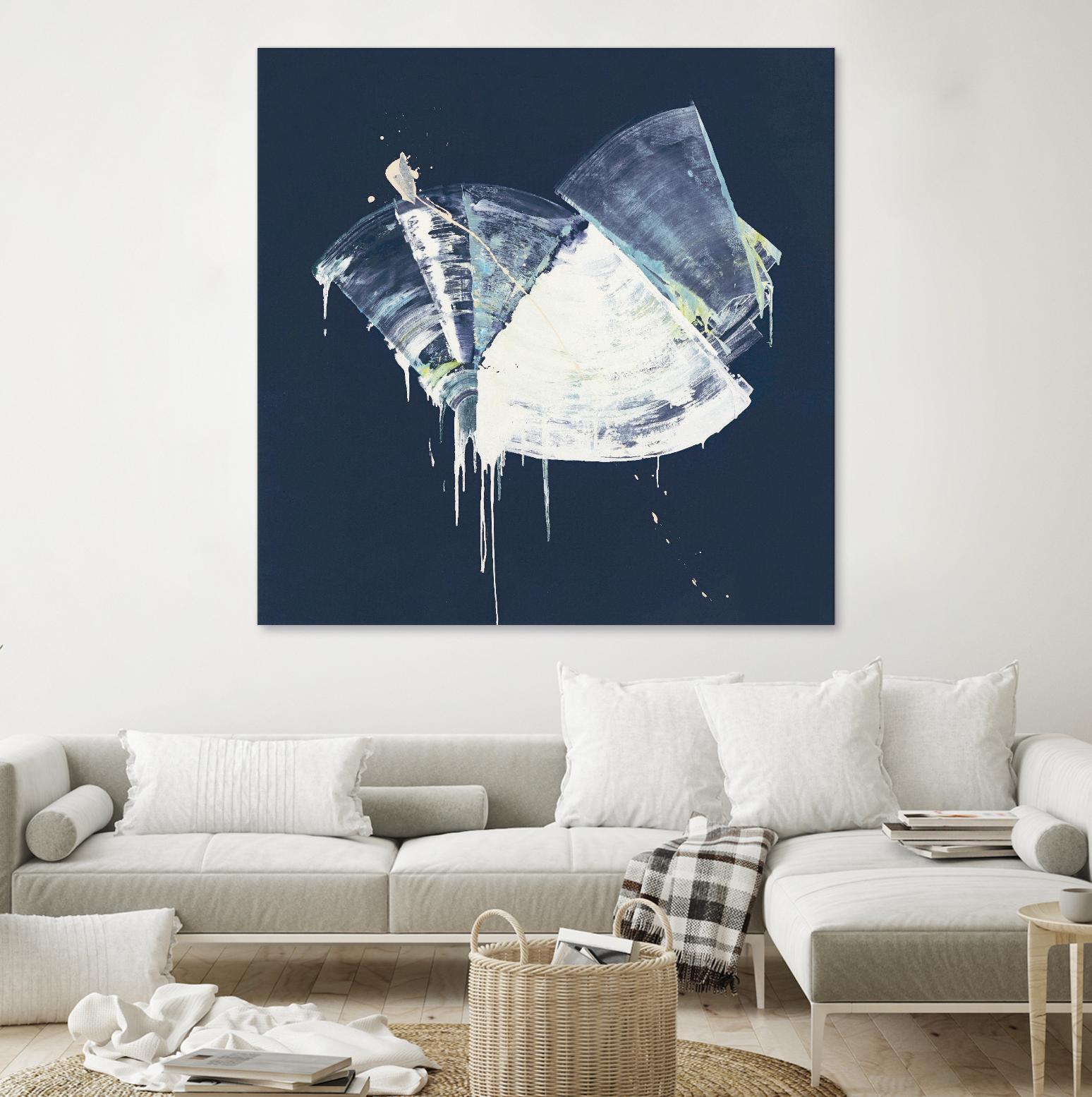 Bells in Motion by Daleno Art on GIANT ART - green abstract abstrait