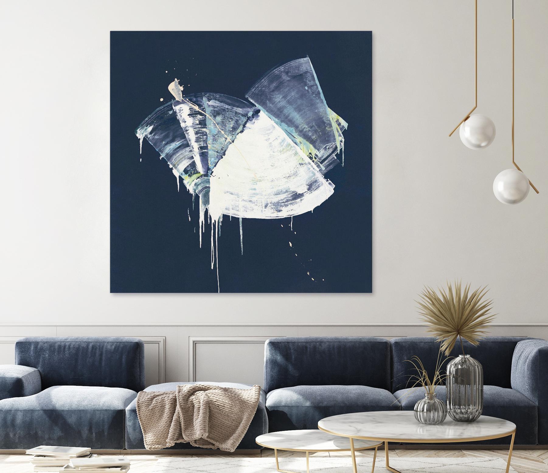 Bells in Motion by Daleno Art on GIANT ART - green abstract abstrait