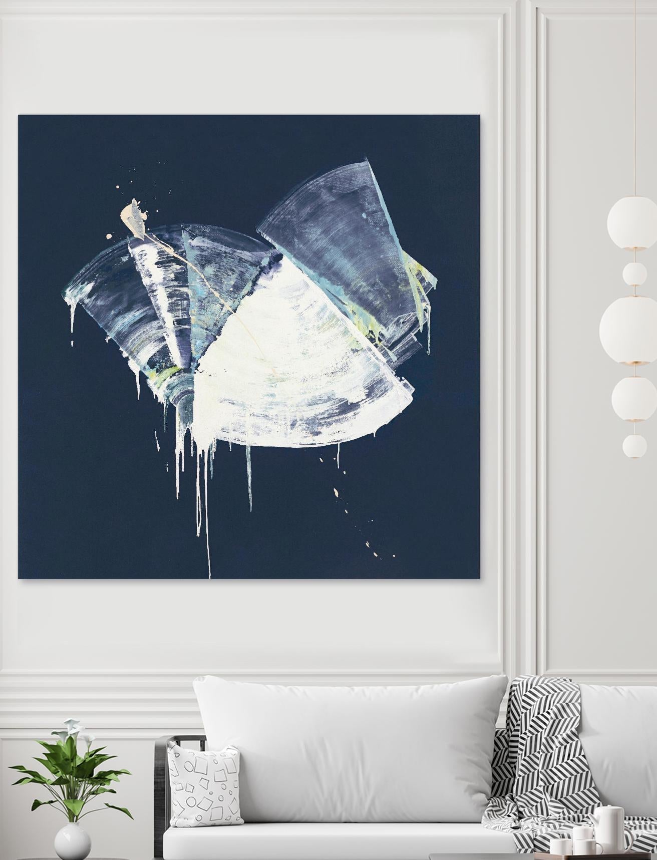 Bells in Motion by Daleno Art on GIANT ART - green abstract abstrait