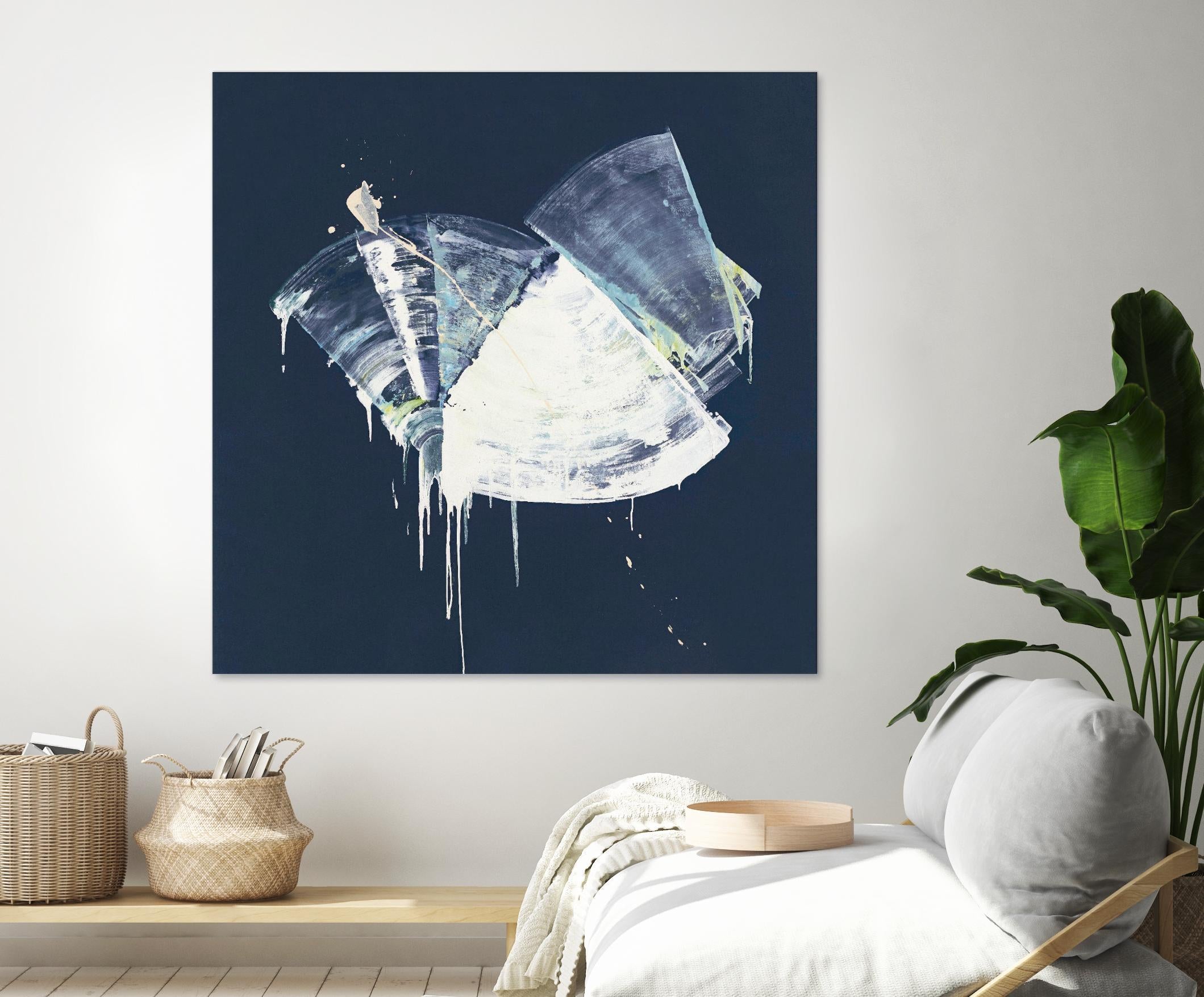 Bells in Motion by Daleno Art on GIANT ART - green abstract abstrait