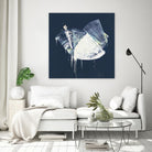 Bells in Motion by Daleno Art on GIANT ART - green abstract abstrait