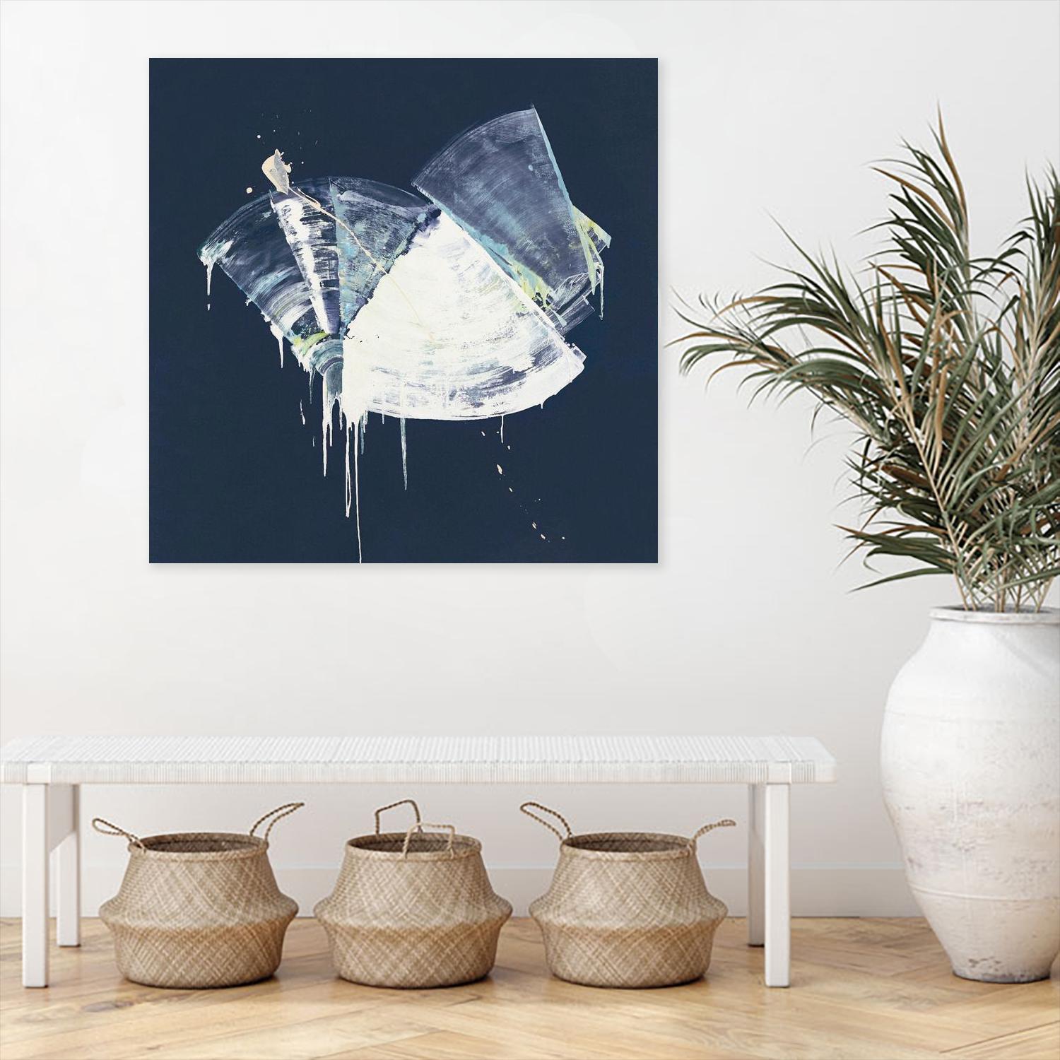 Bells in Motion by Daleno Art on GIANT ART - green abstract abstrait