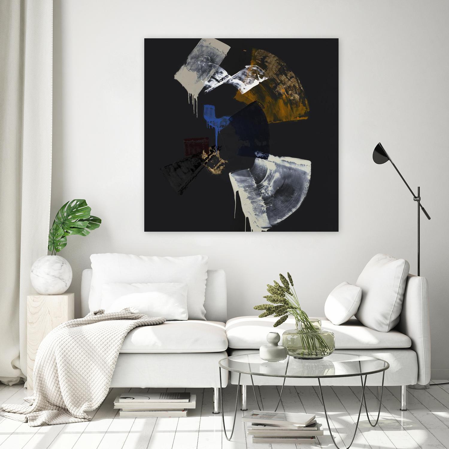 Luxurious Candor by Daleno Art on GIANT ART - blue abstract