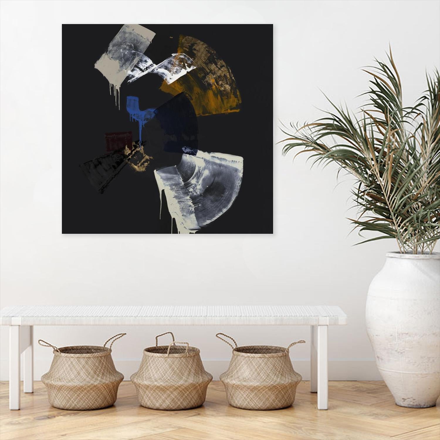 Luxurious Candor by Daleno Art on GIANT ART - blue abstract