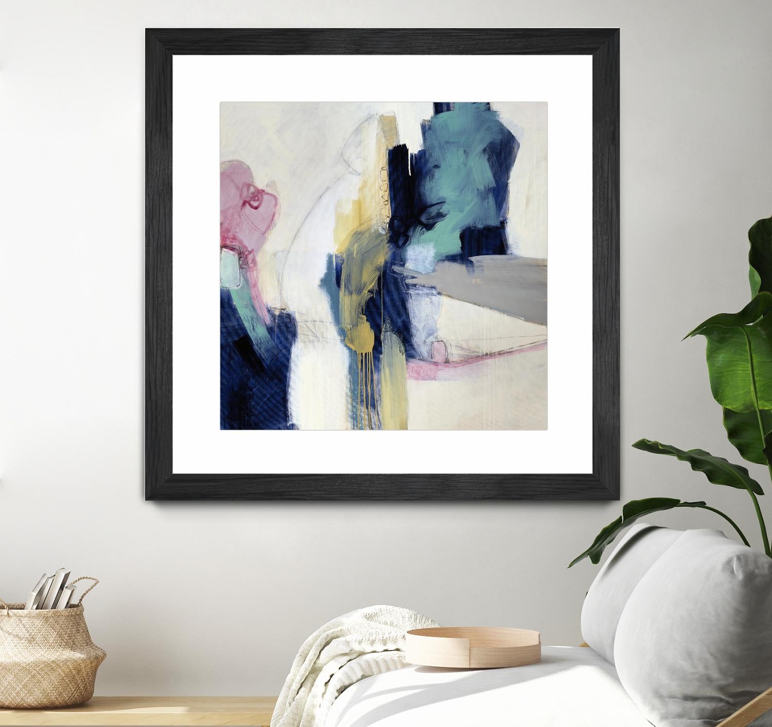 Acrobatic Swimmer by Daleno Art on GIANT ART - pink abstract abstrait