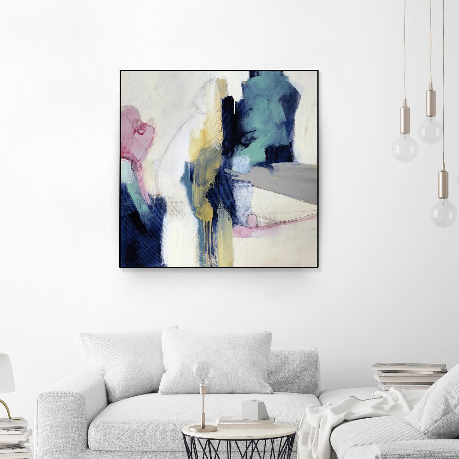 Acrobatic Swimmer by Daleno Art on GIANT ART - pink abstract abstrait
