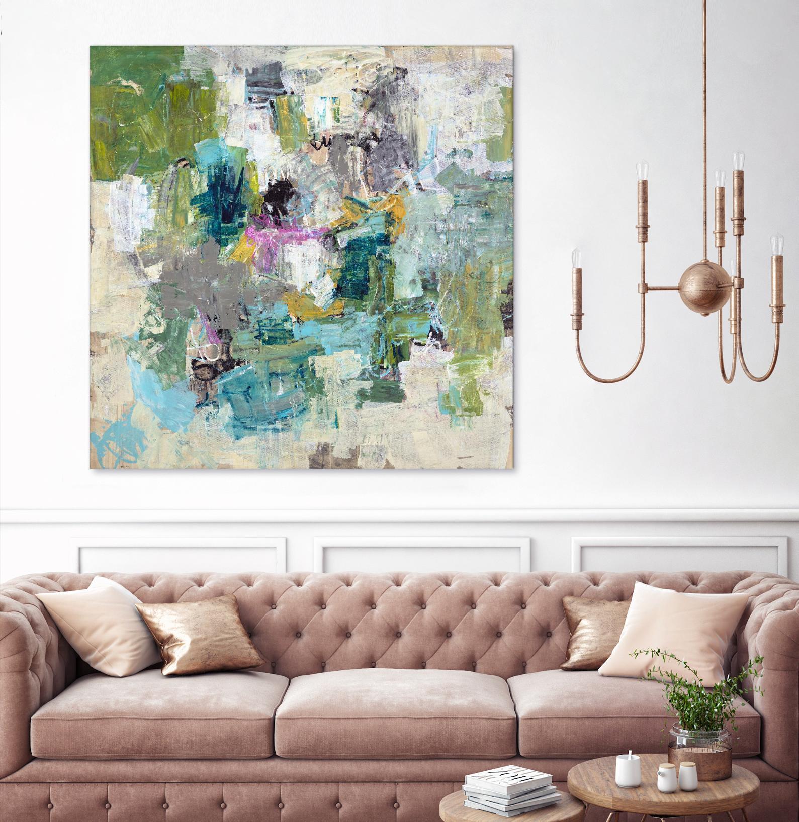 Break the Intrusion by Daleno Art on GIANT ART - beige abstract abstrait