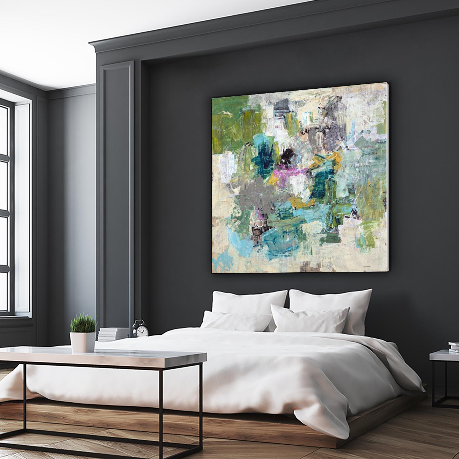 Break the Intrusion by Daleno Art on GIANT ART - beige abstract abstrait