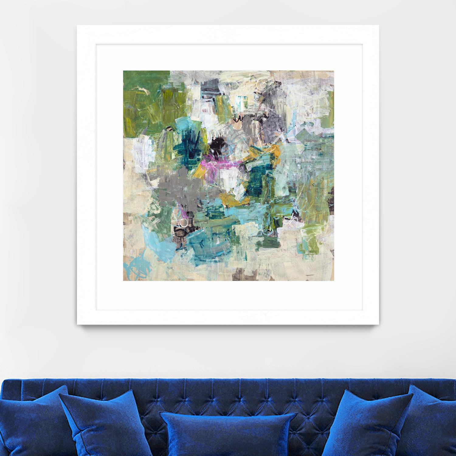 Break the Intrusion by Daleno Art on GIANT ART - beige abstract abstrait