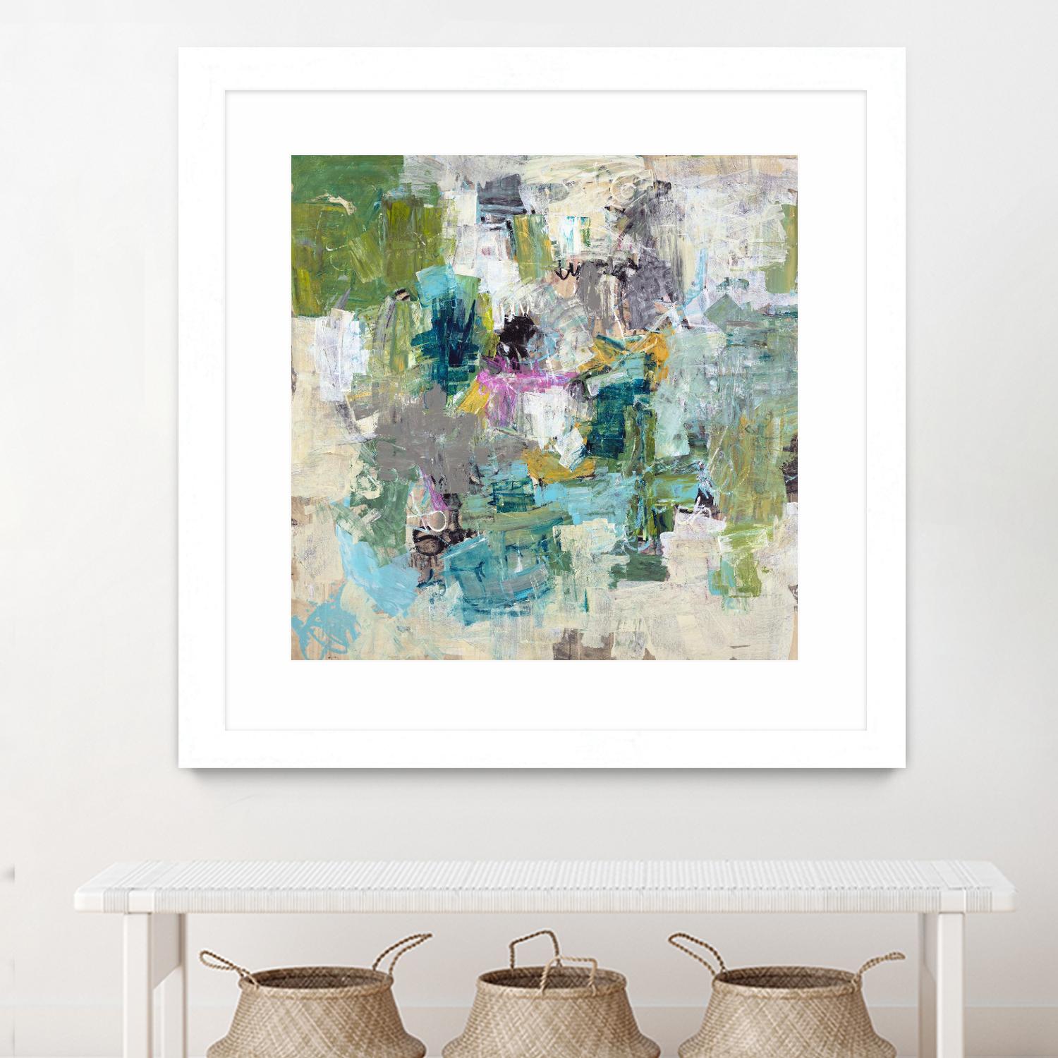 Break the Intrusion by Daleno Art on GIANT ART - beige abstract abstrait