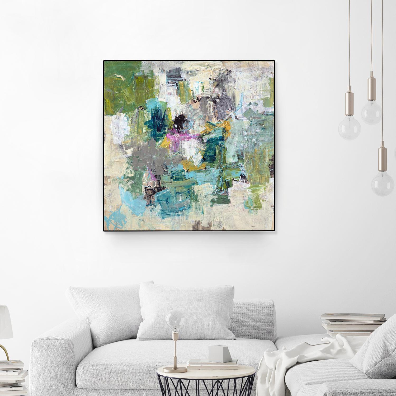 Break the Intrusion by Daleno Art on GIANT ART - beige abstract abstrait