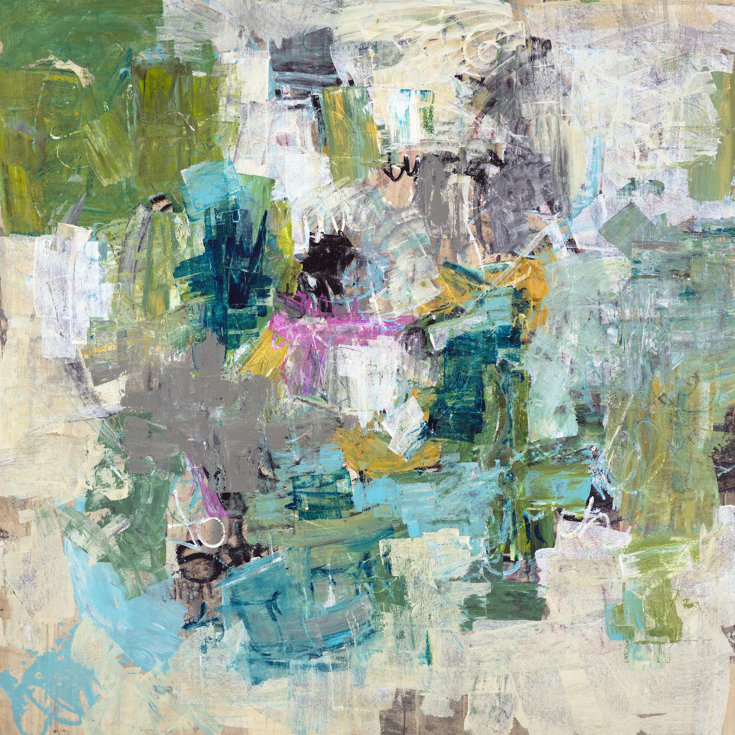 Break the Intrusion by Daleno Art on GIANT ART - beige abstract abstrait