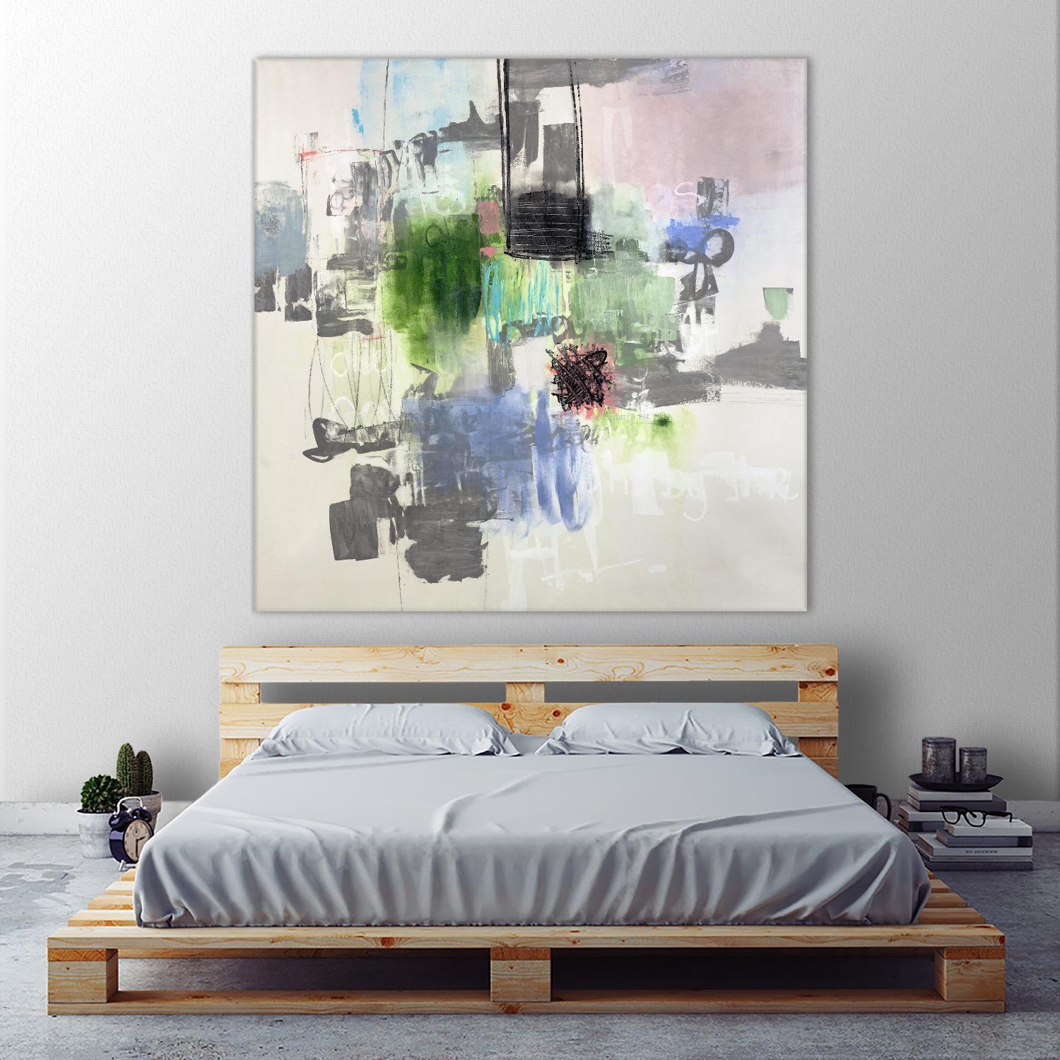 Uncontained by Daleno Art on GIANT ART - grey  abstract abstrait