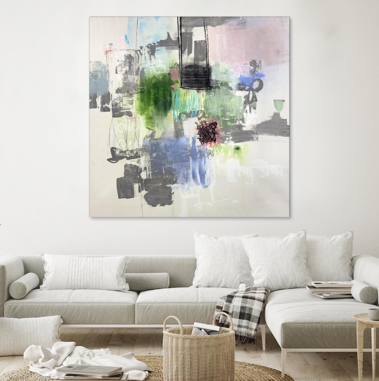 Uncontained by Daleno Art on GIANT ART - grey  abstract abstrait