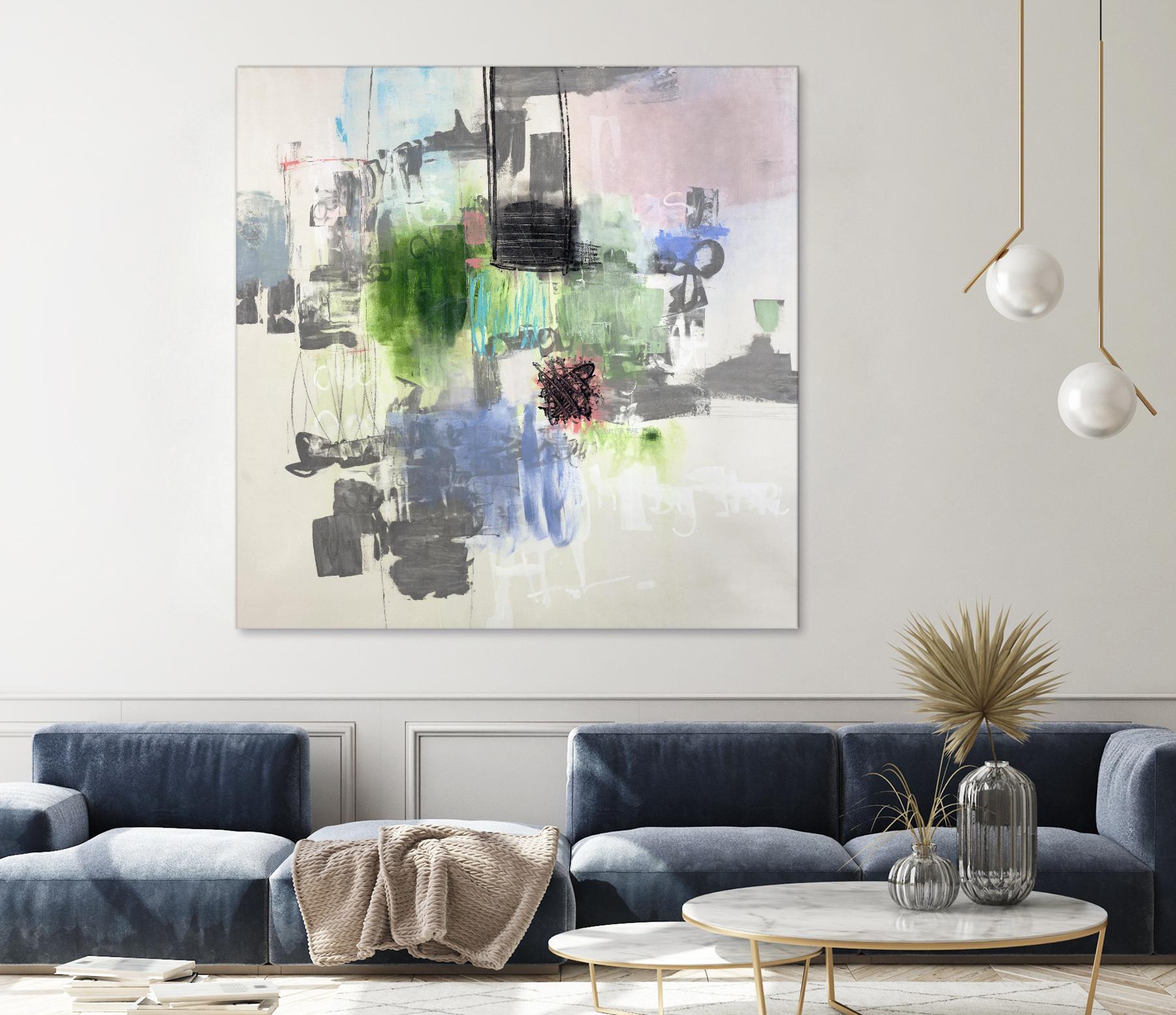 Uncontained by Daleno Art on GIANT ART - grey  abstract abstrait