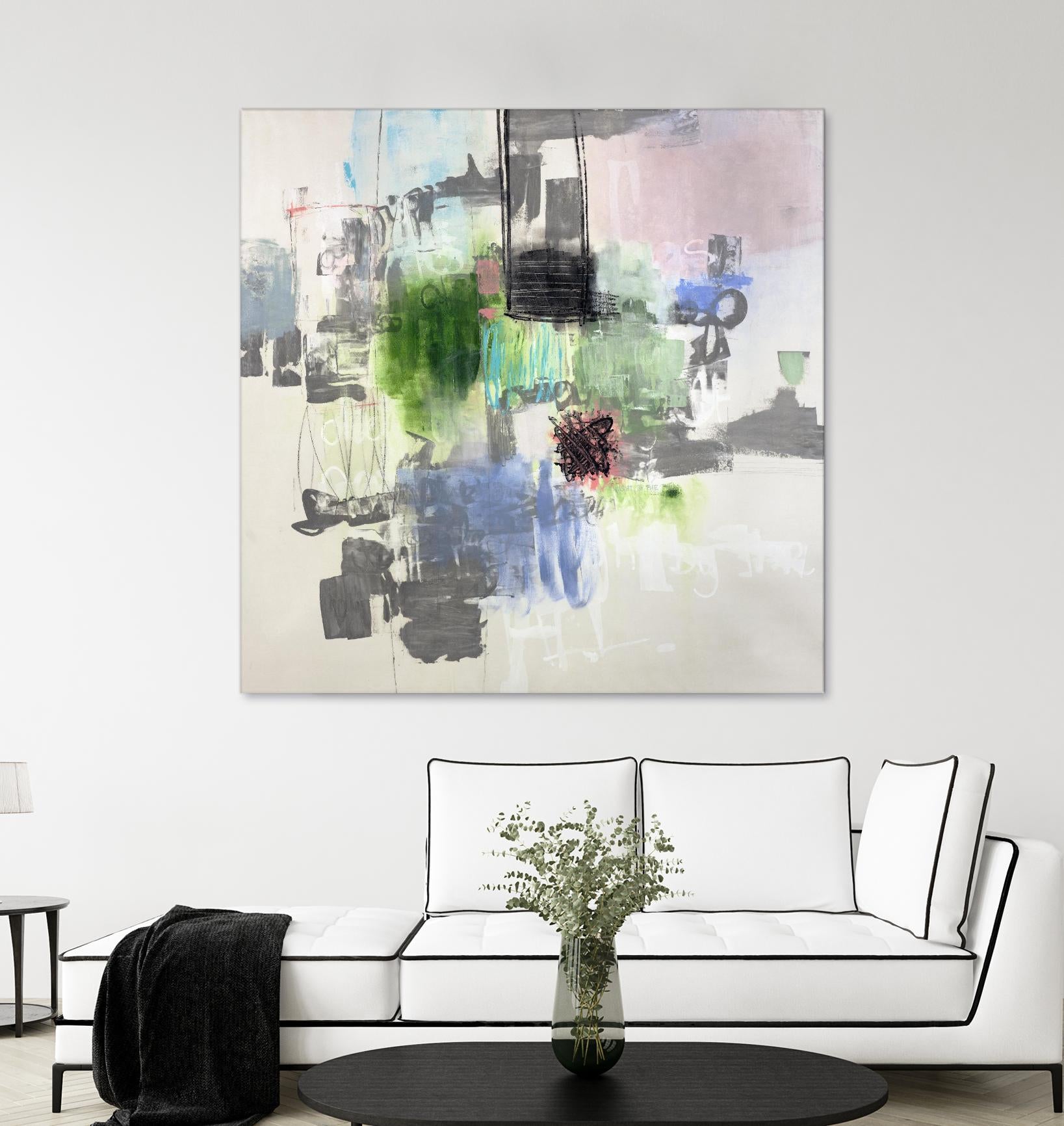Uncontained by Daleno Art on GIANT ART - grey  abstract abstrait