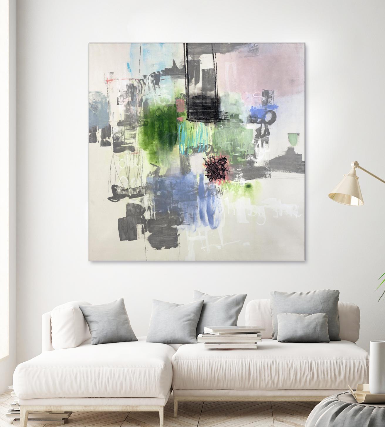 Uncontained by Daleno Art on GIANT ART - grey  abstract abstrait