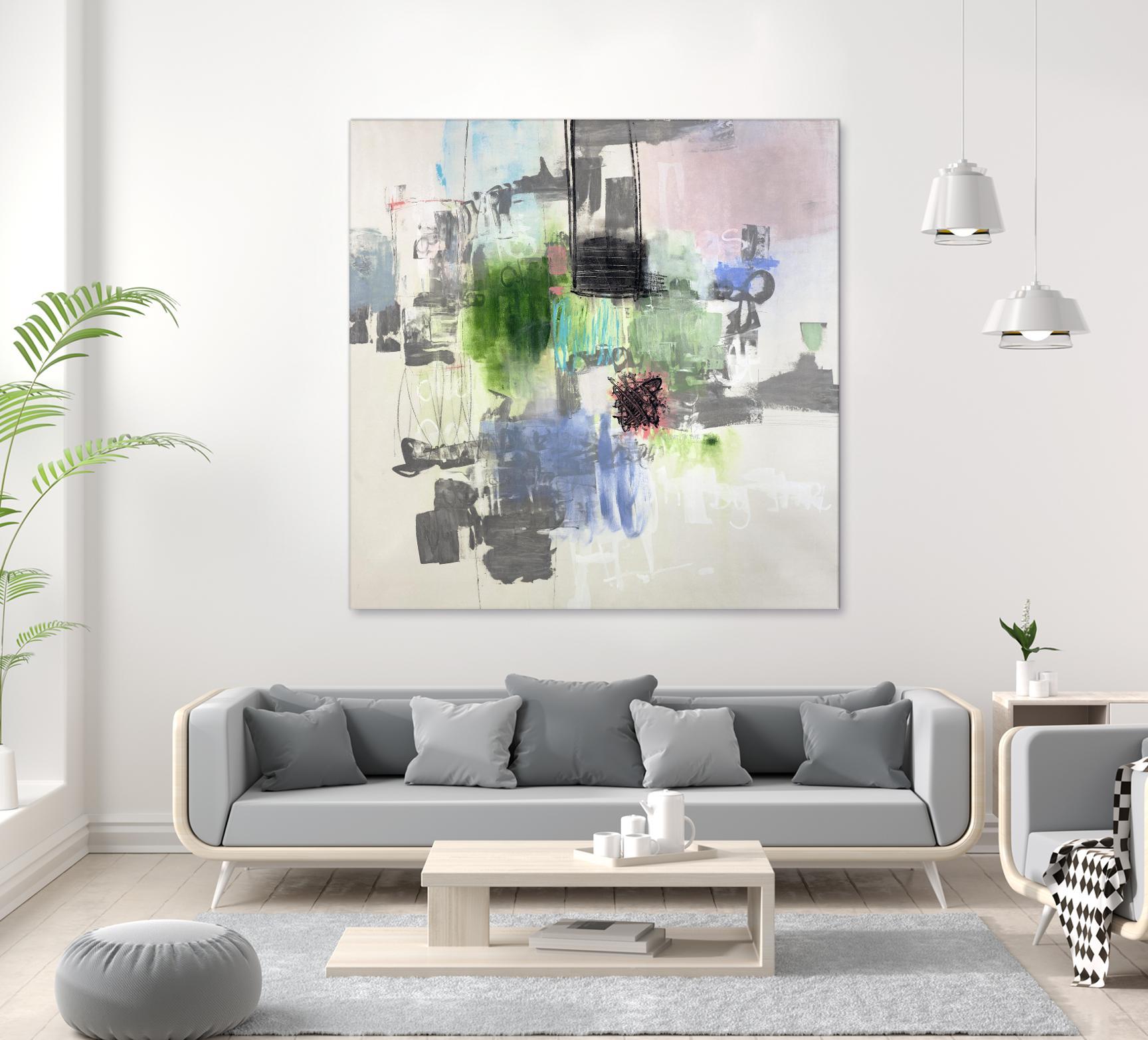 Uncontained by Daleno Art on GIANT ART - grey  abstract abstrait