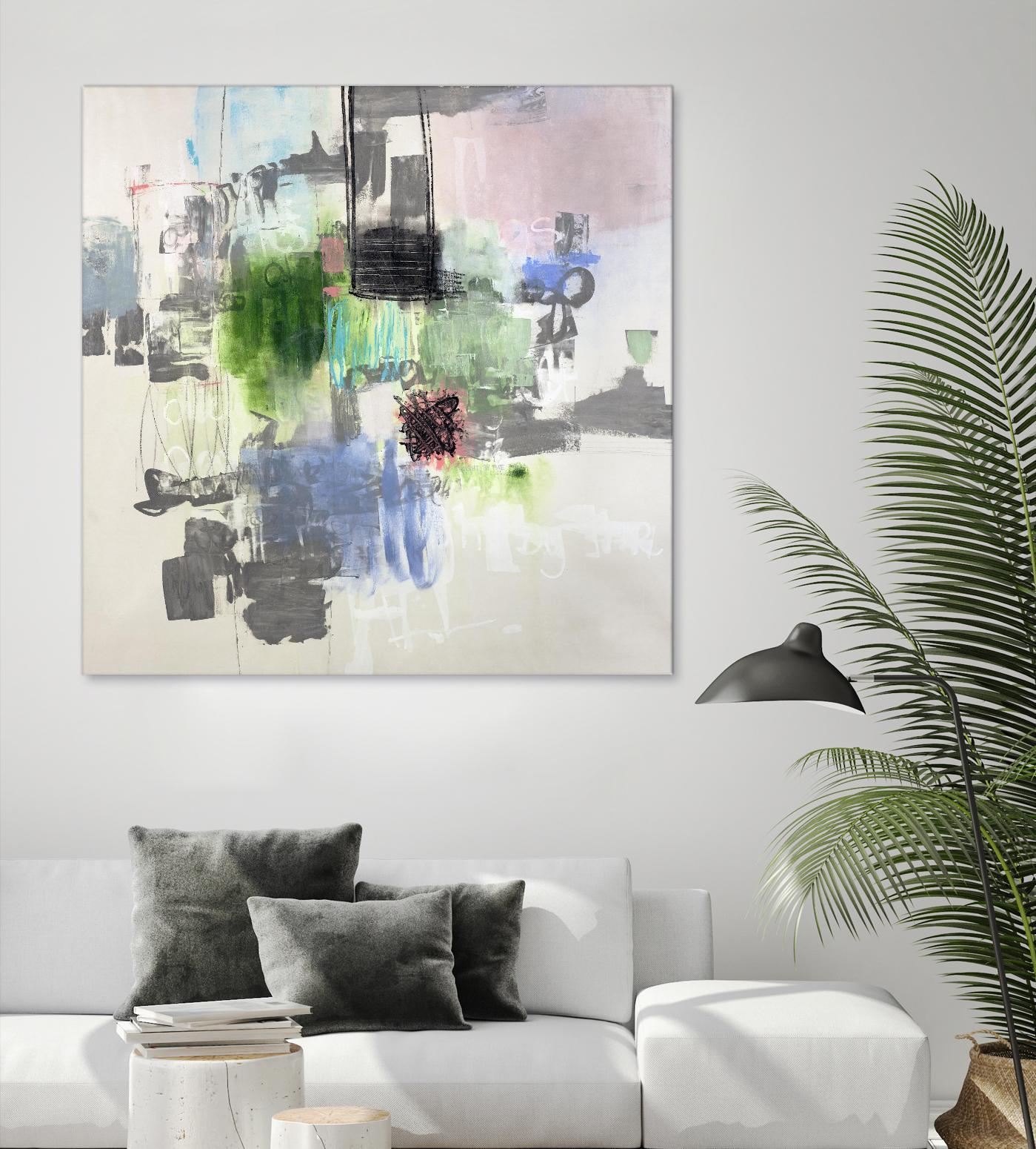 Uncontained by Daleno Art on GIANT ART - grey  abstract abstrait