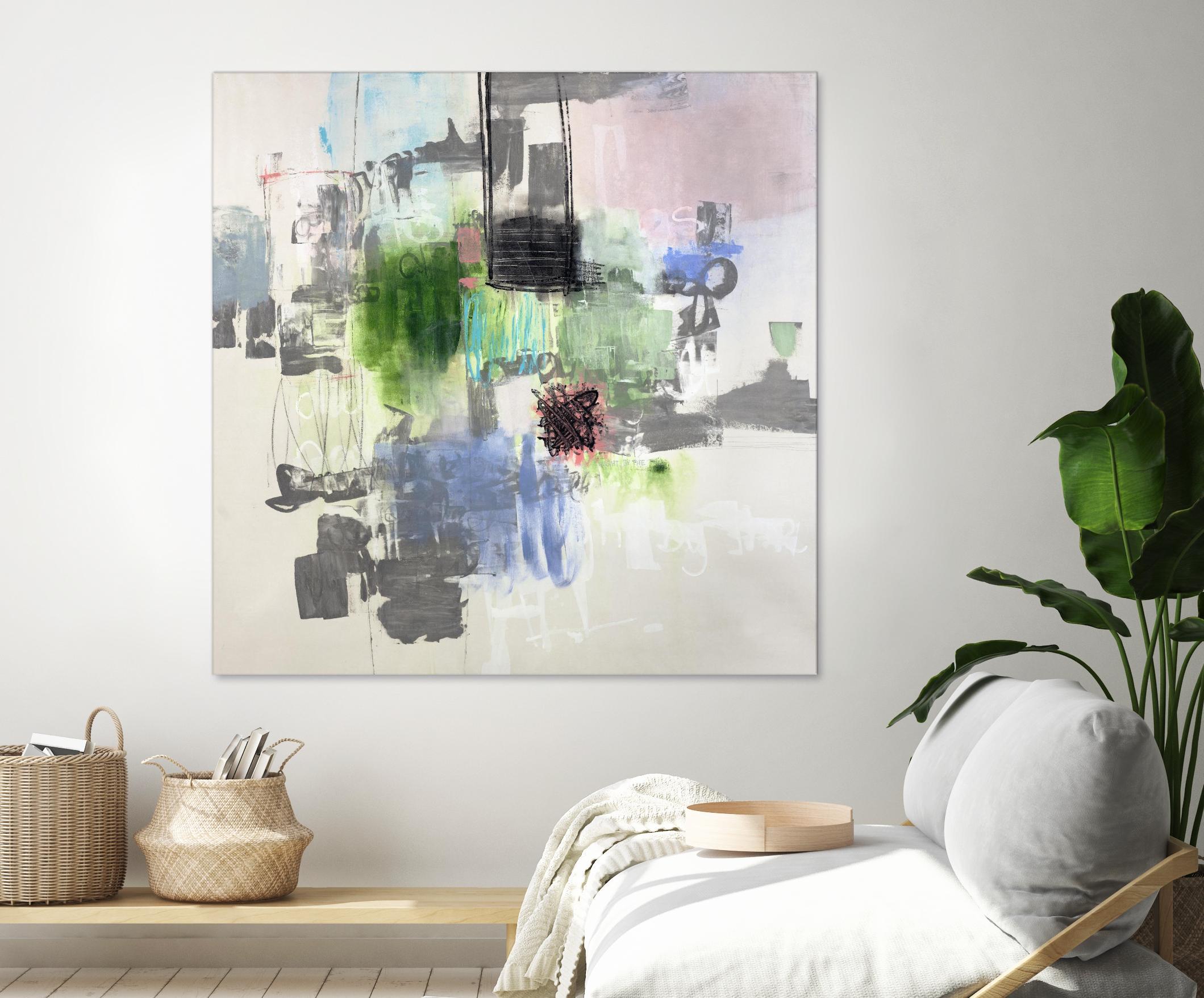 Uncontained by Daleno Art on GIANT ART - grey  abstract abstrait