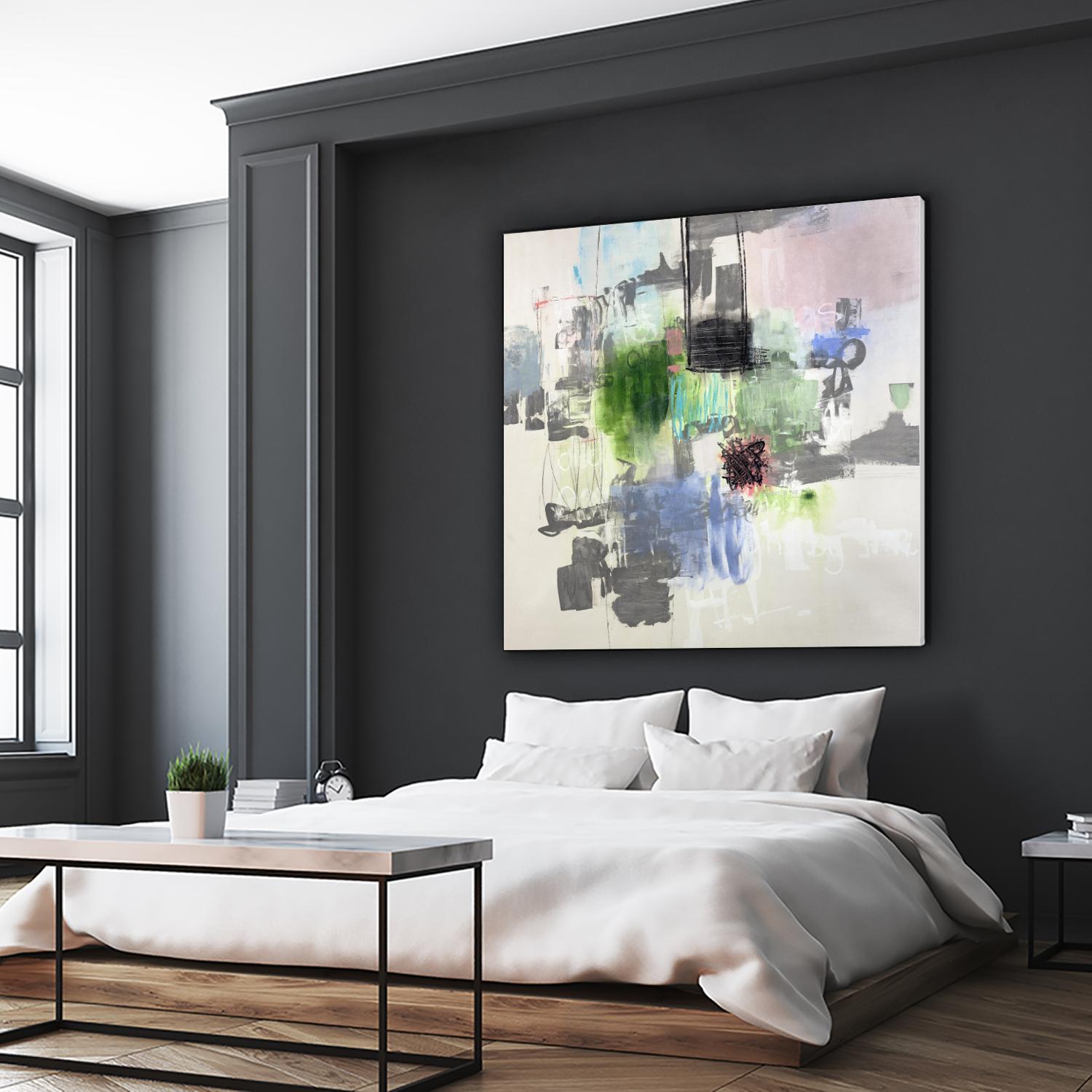 Uncontained by Daleno Art on GIANT ART - grey  abstract abstrait