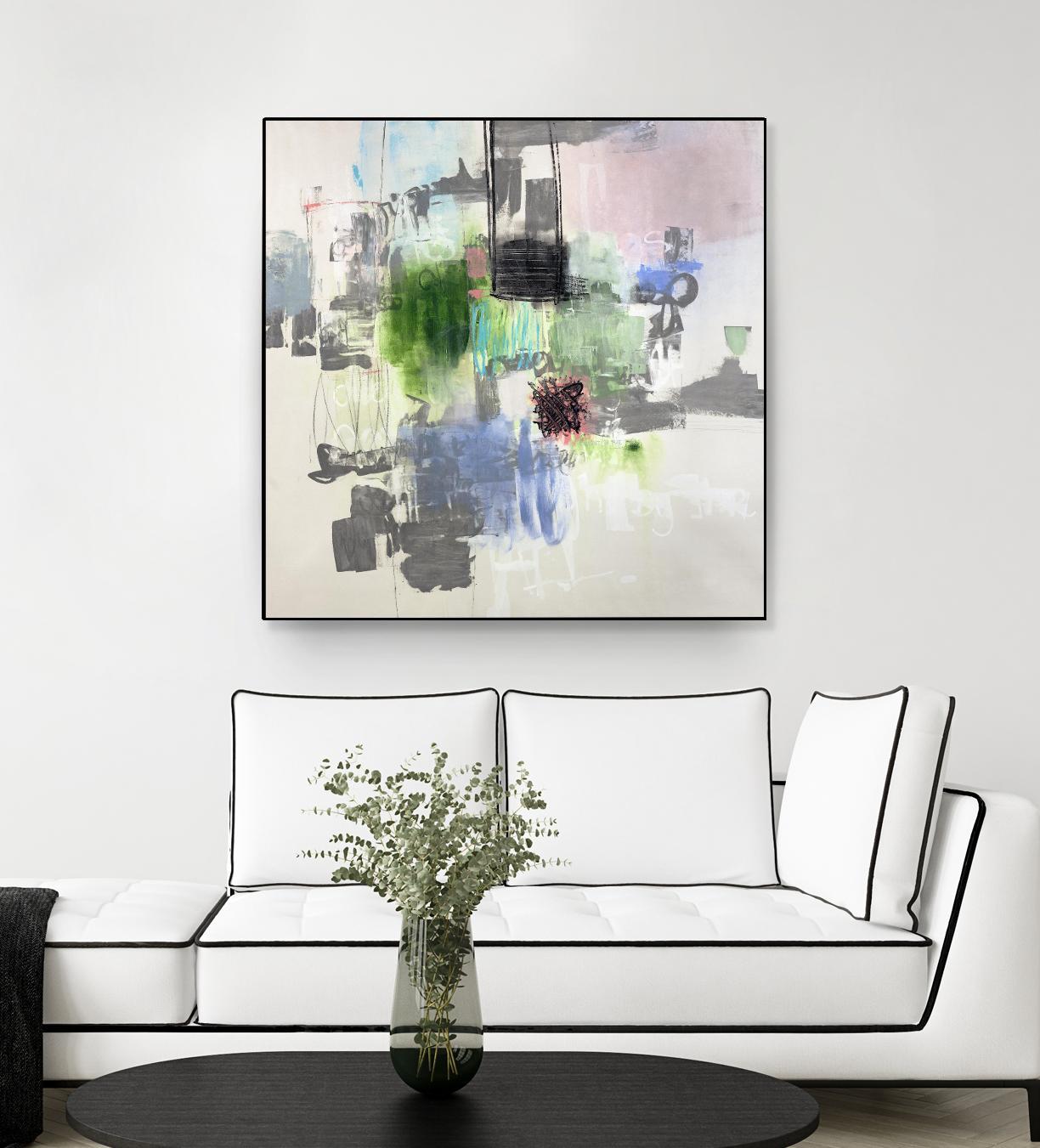 Uncontained by Daleno Art on GIANT ART - grey  abstract abstrait