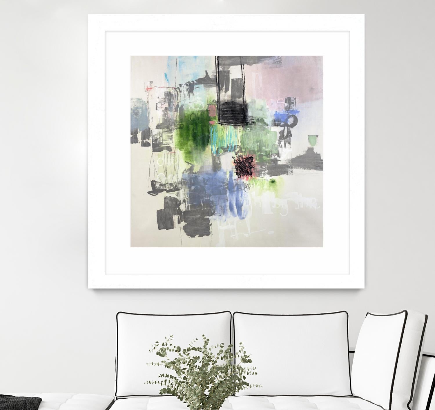Uncontained by Daleno Art on GIANT ART - grey  abstract abstrait