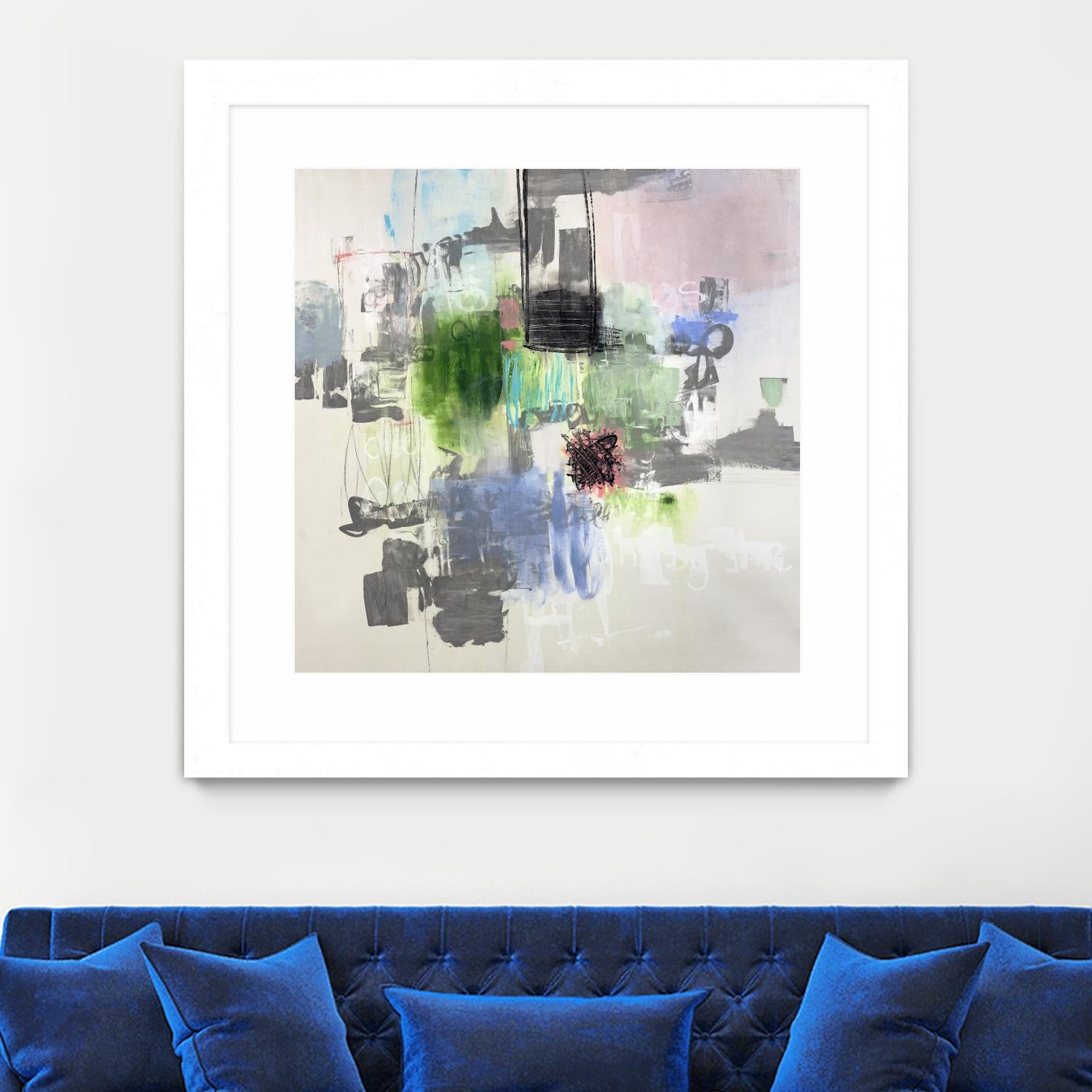 Uncontained by Daleno Art on GIANT ART - grey  abstract abstrait