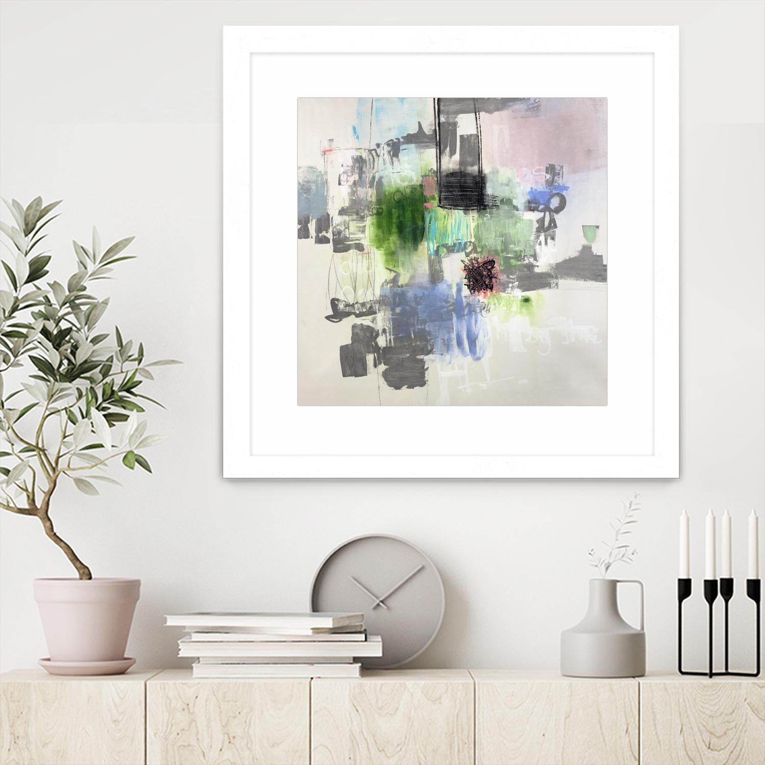 Uncontained by Daleno Art on GIANT ART - grey  abstract abstrait