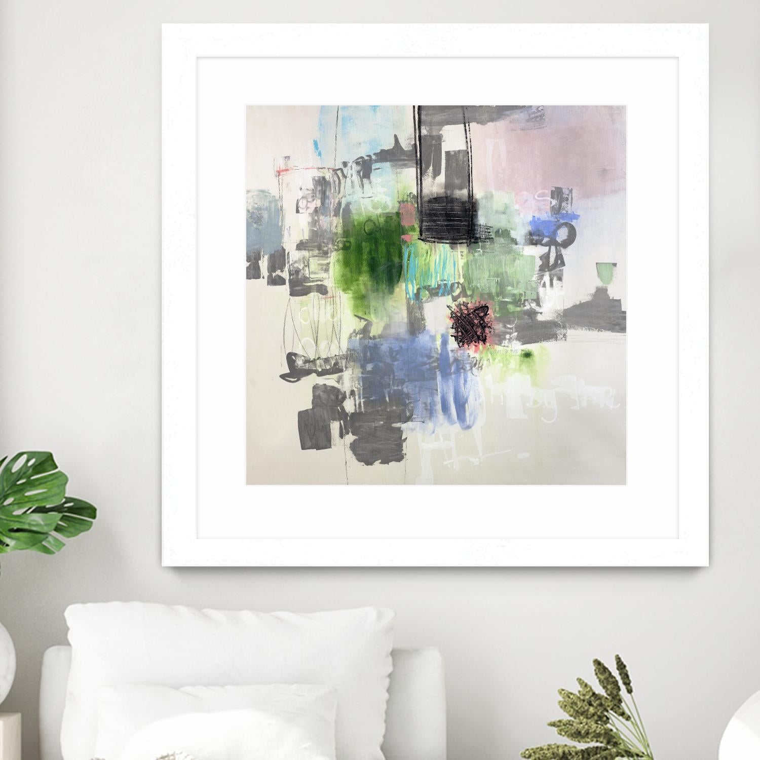 Uncontained by Daleno Art on GIANT ART - grey  abstract abstrait