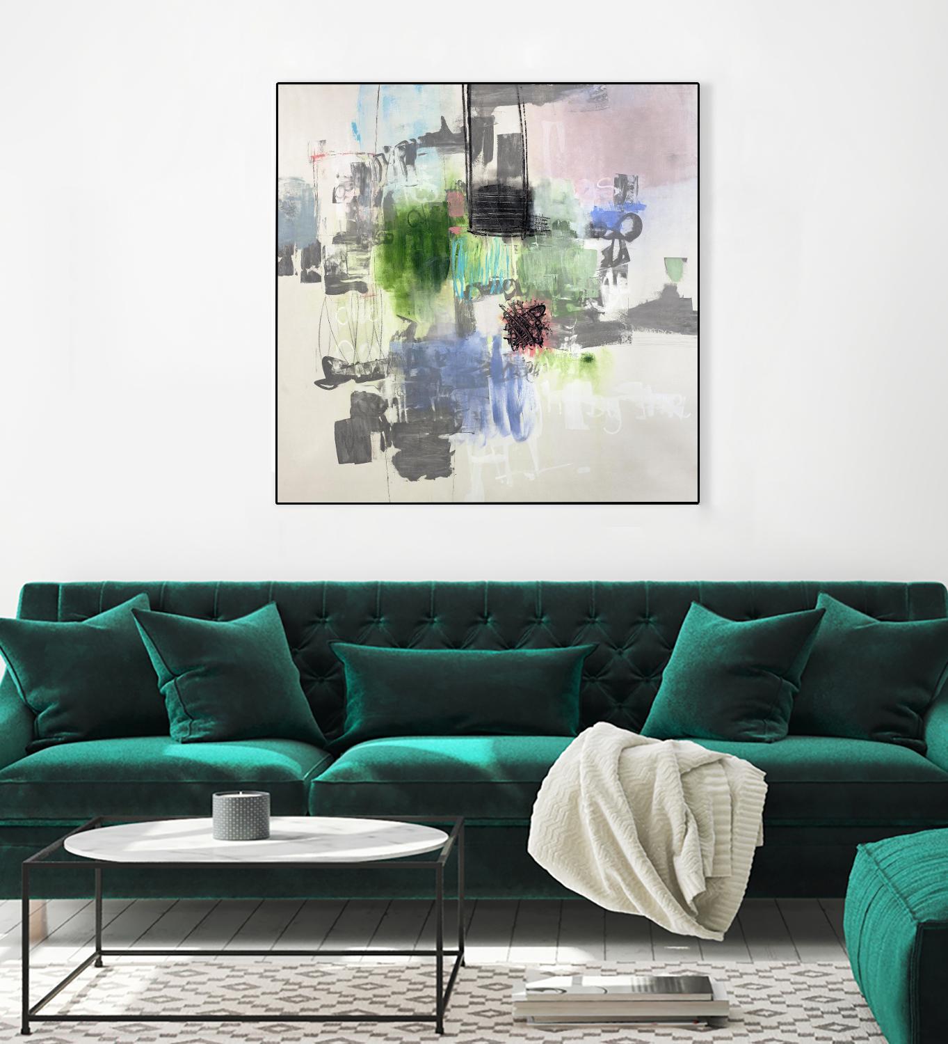 Uncontained by Daleno Art on GIANT ART - grey  abstract abstrait