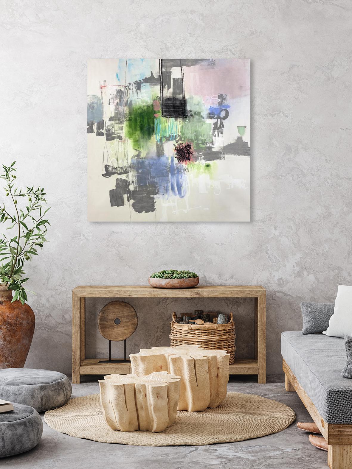 Uncontained by Daleno Art on GIANT ART - grey  abstract abstrait