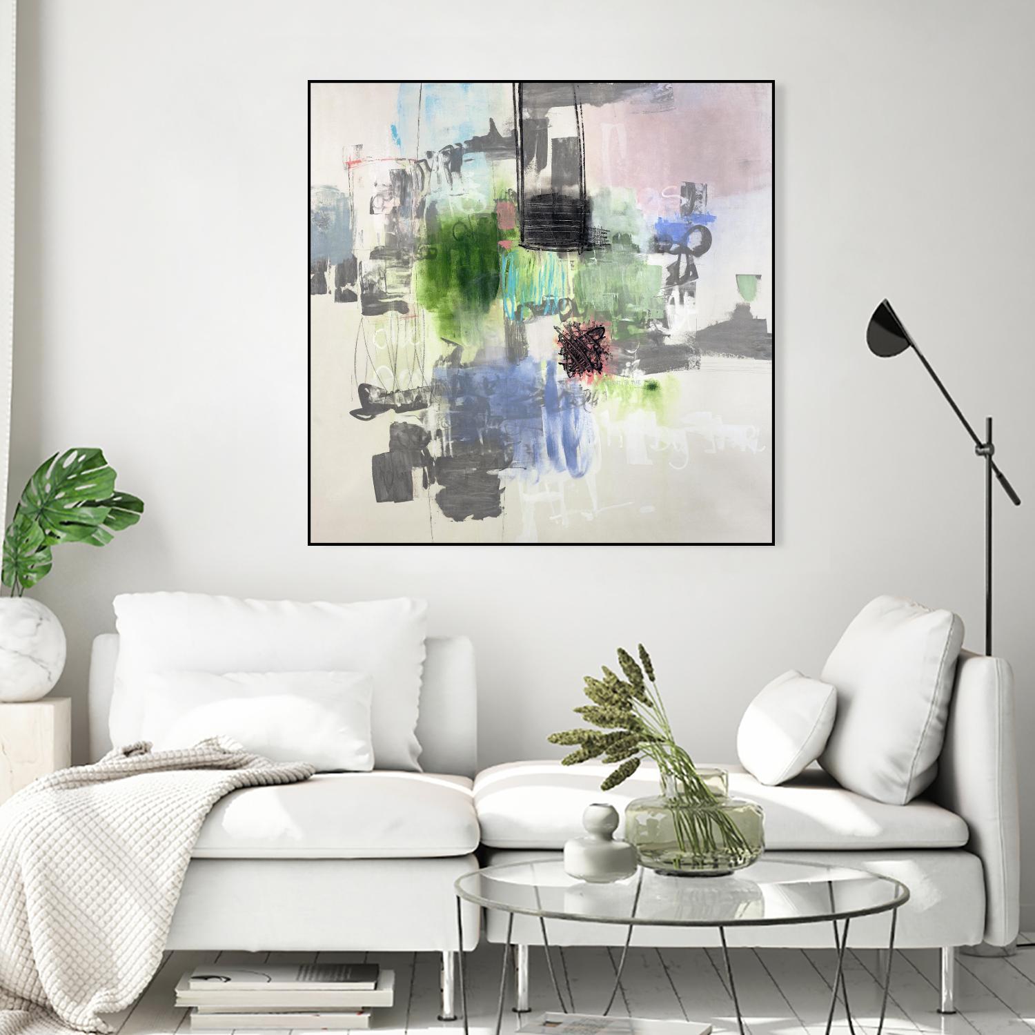 Uncontained by Daleno Art on GIANT ART - grey  abstract abstrait