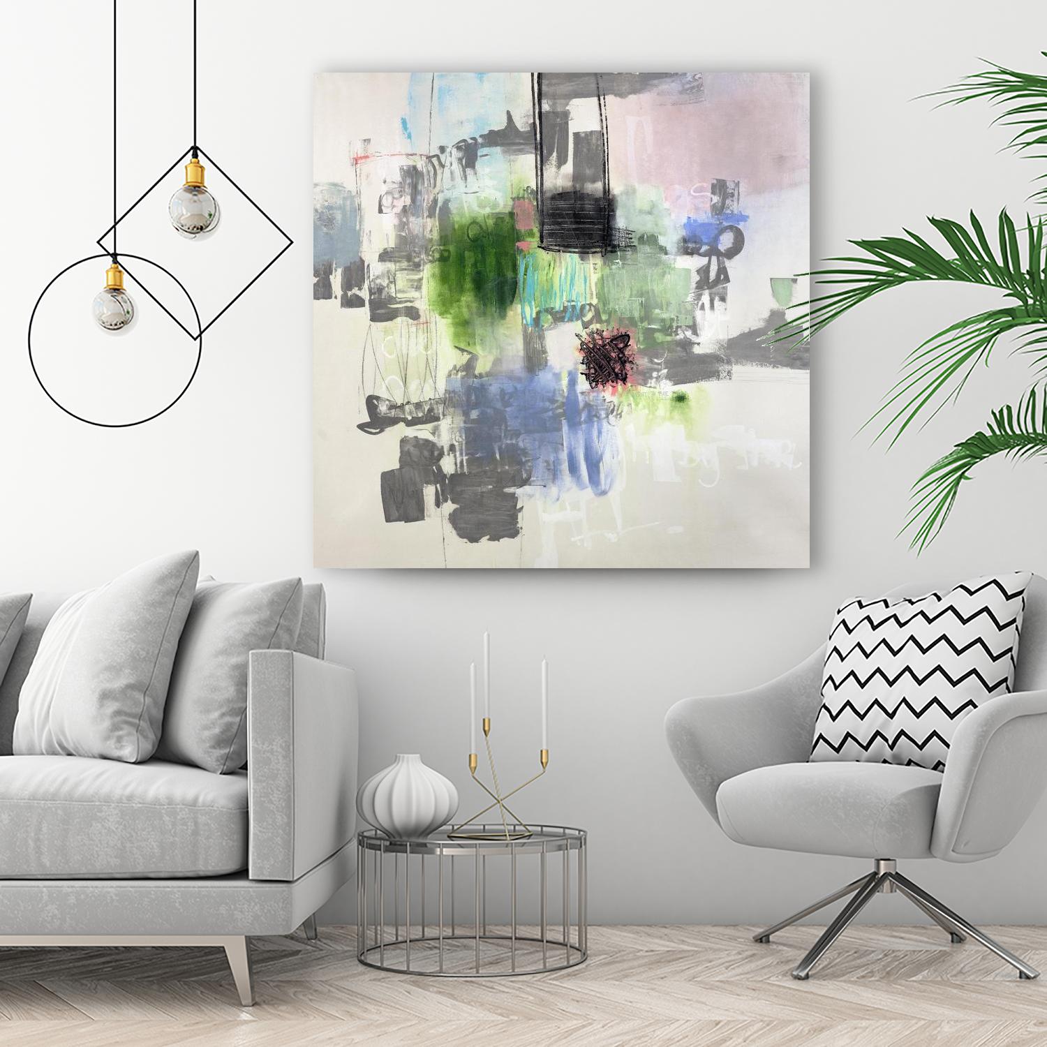 Uncontained by Daleno Art on GIANT ART - grey  abstract abstrait