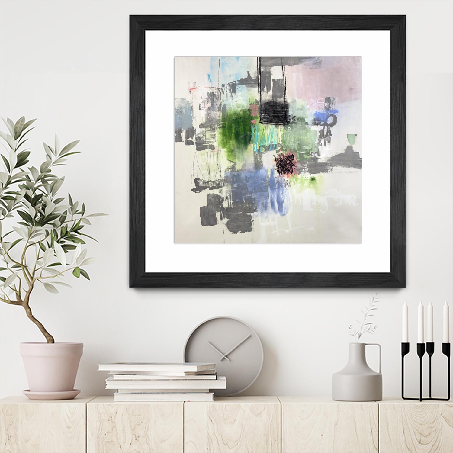 Uncontained by Daleno Art on GIANT ART - grey  abstract abstrait