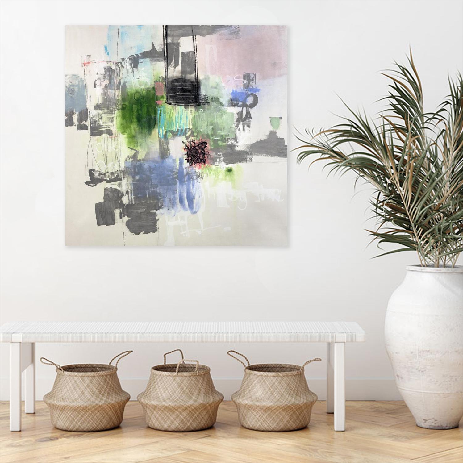 Uncontained by Daleno Art on GIANT ART - grey  abstract abstrait