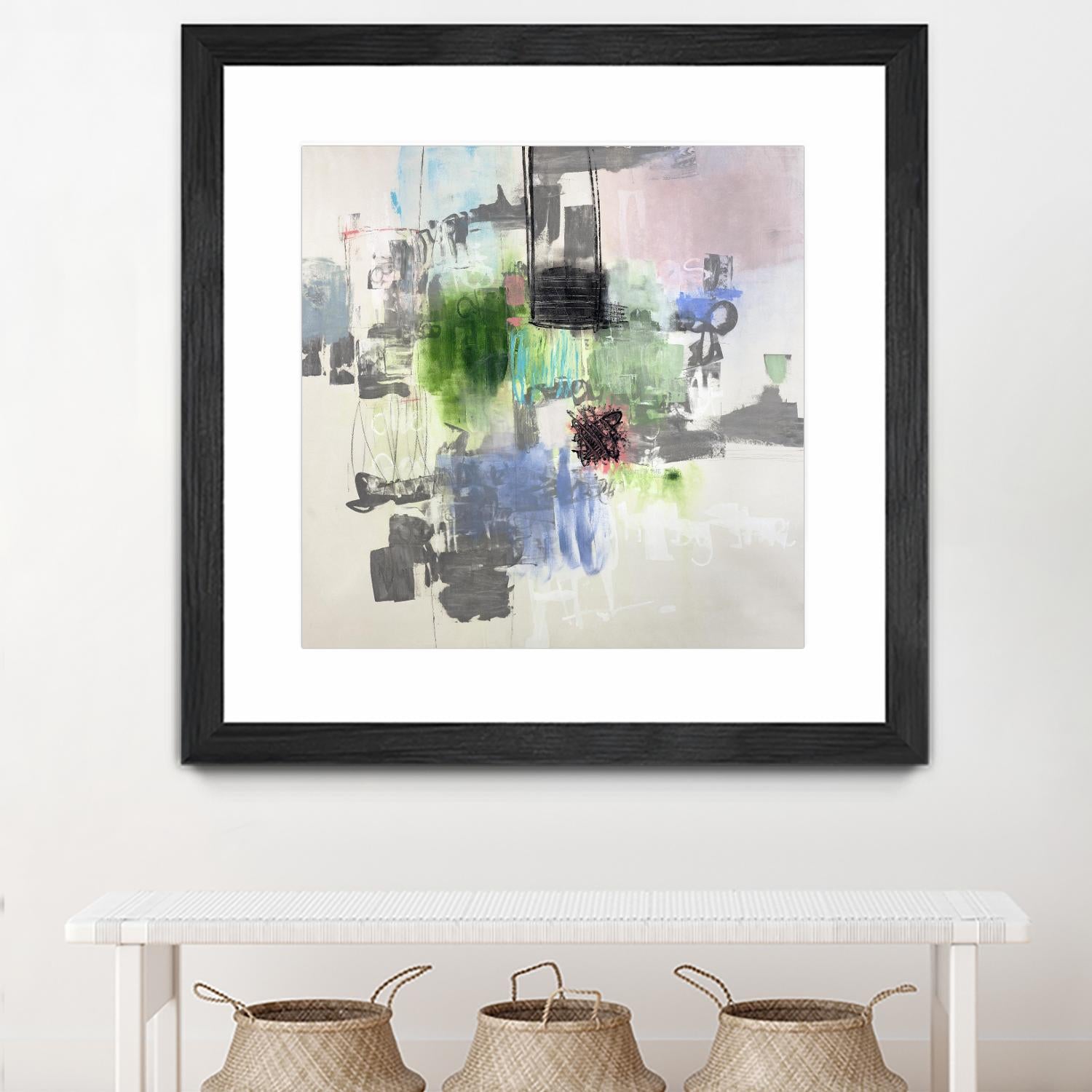 Uncontained by Daleno Art on GIANT ART - grey  abstract abstrait