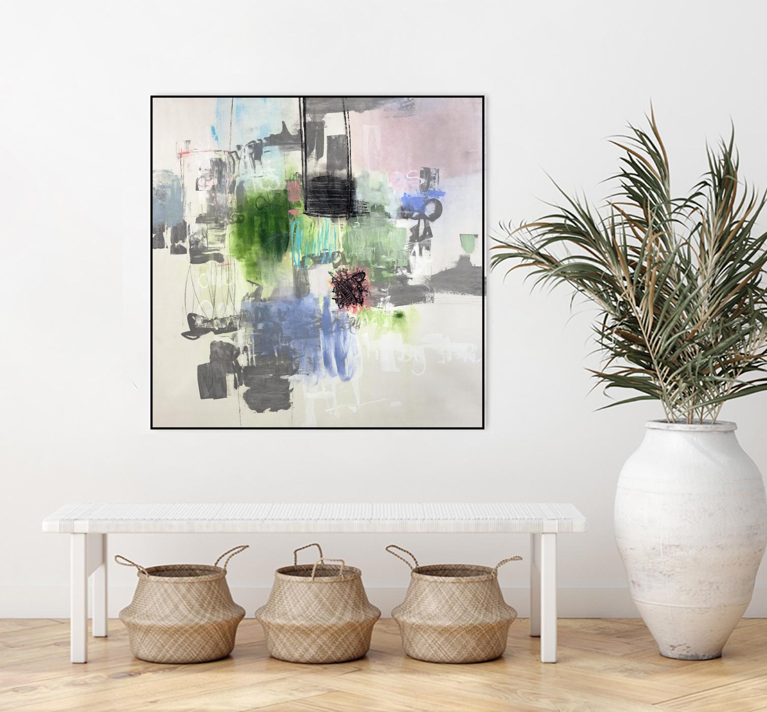 Uncontained by Daleno Art on GIANT ART - grey  abstract abstrait