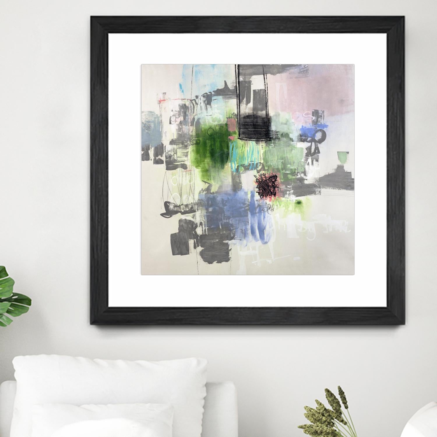 Uncontained by Daleno Art on GIANT ART - grey  abstract abstrait