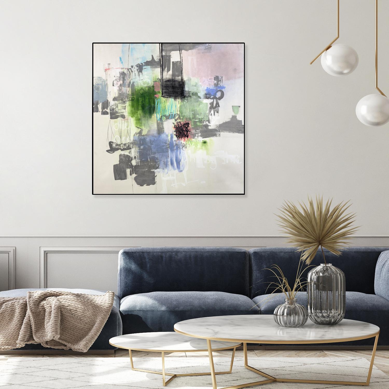 Uncontained by Daleno Art on GIANT ART - grey  abstract abstrait