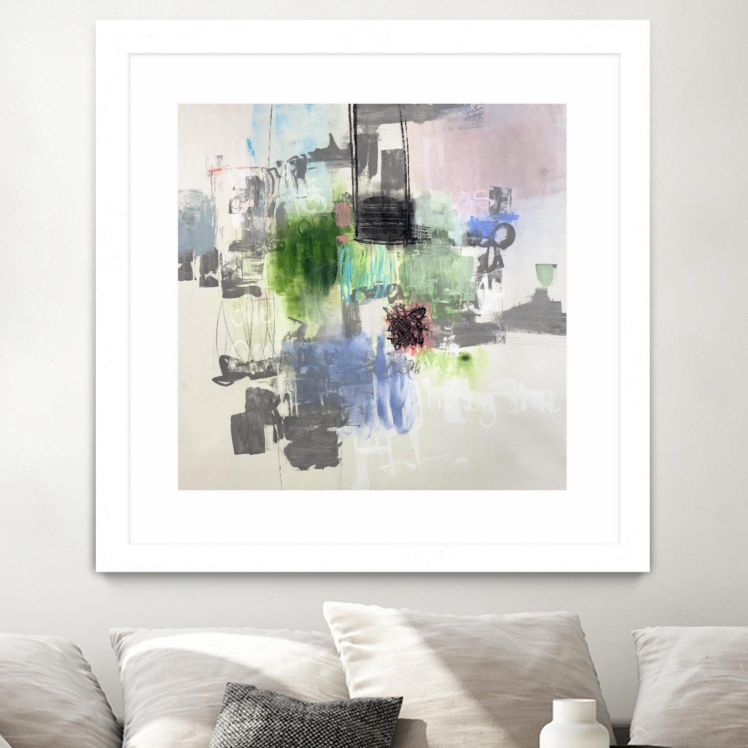 Uncontained by Daleno Art on GIANT ART - grey  abstract abstrait