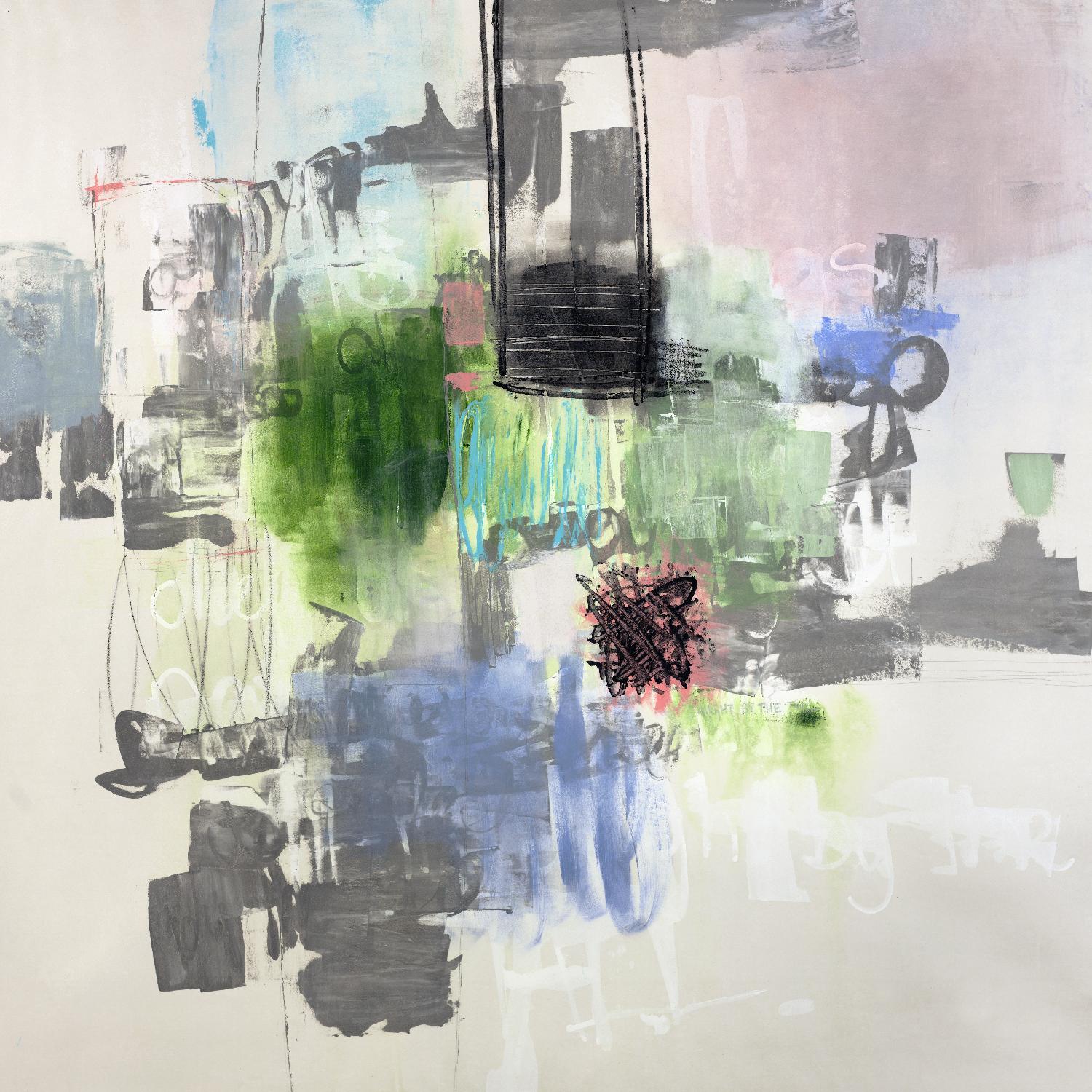 Uncontained by Daleno Art on GIANT ART - grey  abstract abstrait