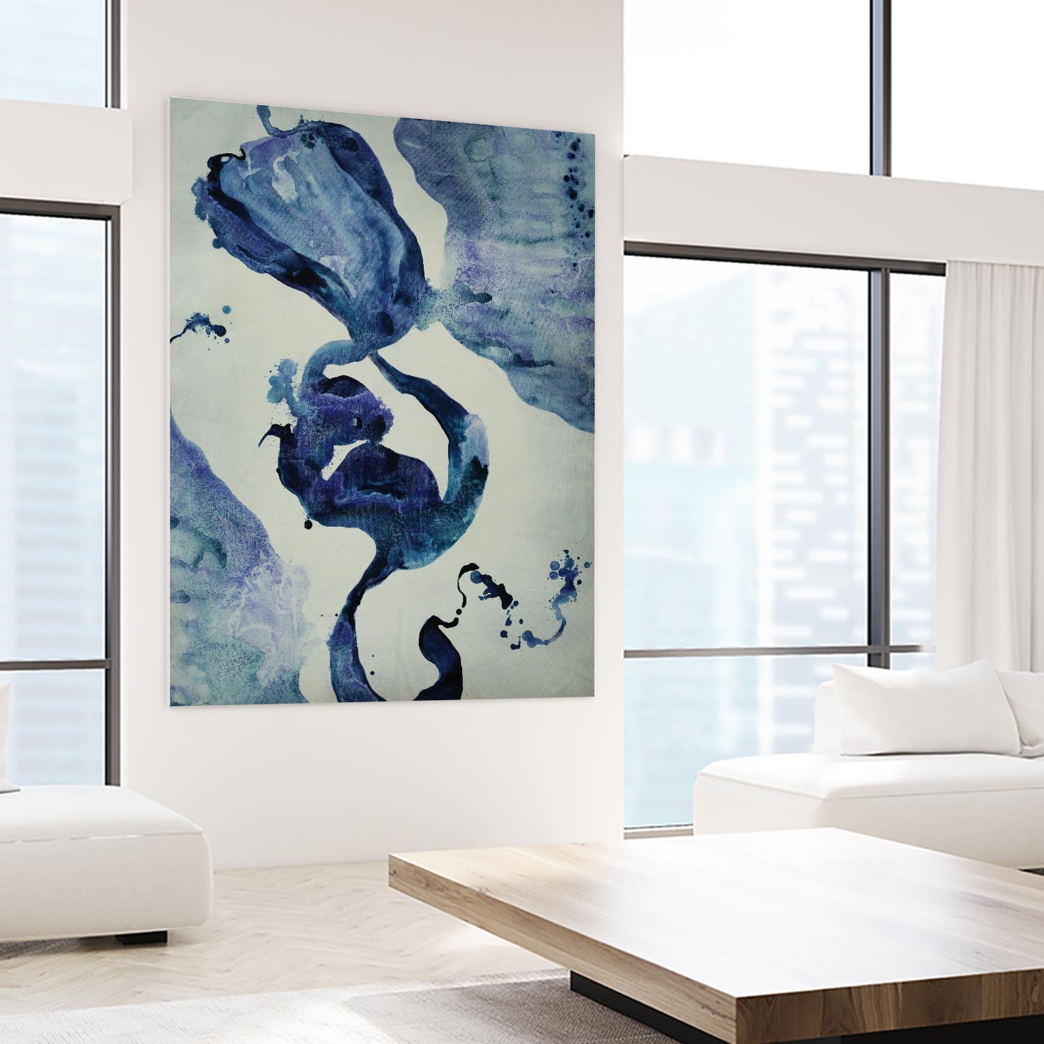 Inky Waters III by Daleno Art on GIANT ART - abstract