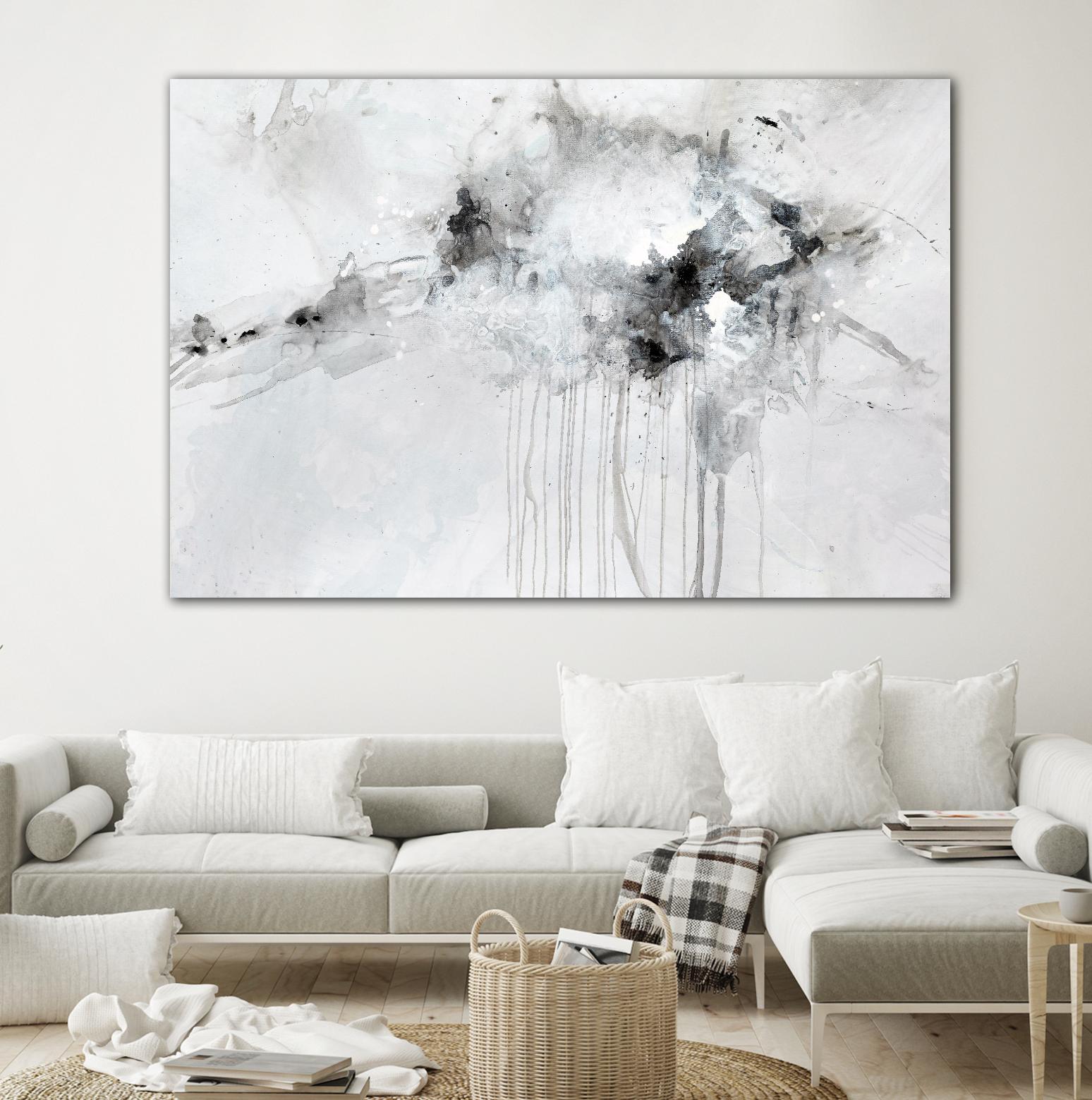 Silent Explosion by Daleno Art on GIANT ART - blue abstract abstrait