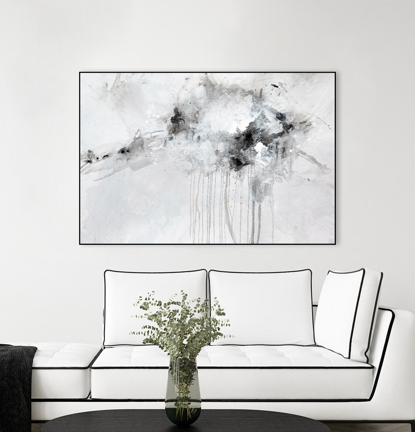 Silent Explosion by Daleno Art on GIANT ART - blue abstract abstrait